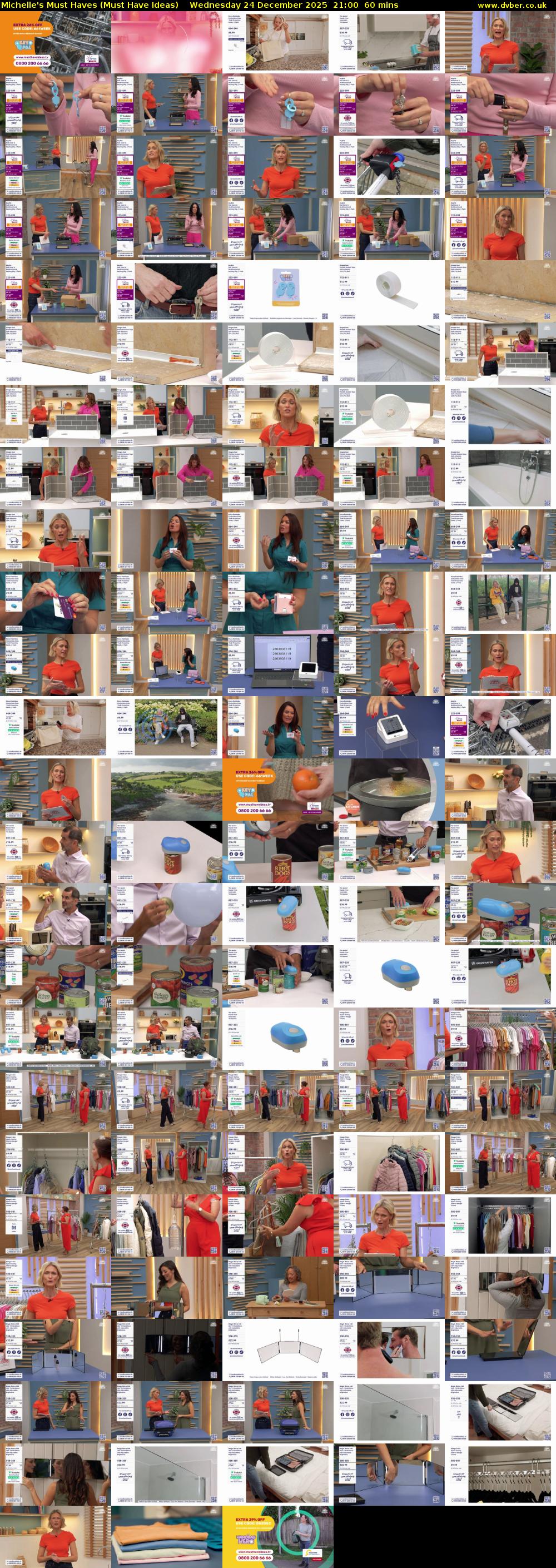 Michelle's Must Haves (Must Have Ideas) Wednesday 24 December 2025 21:00 - 22:00