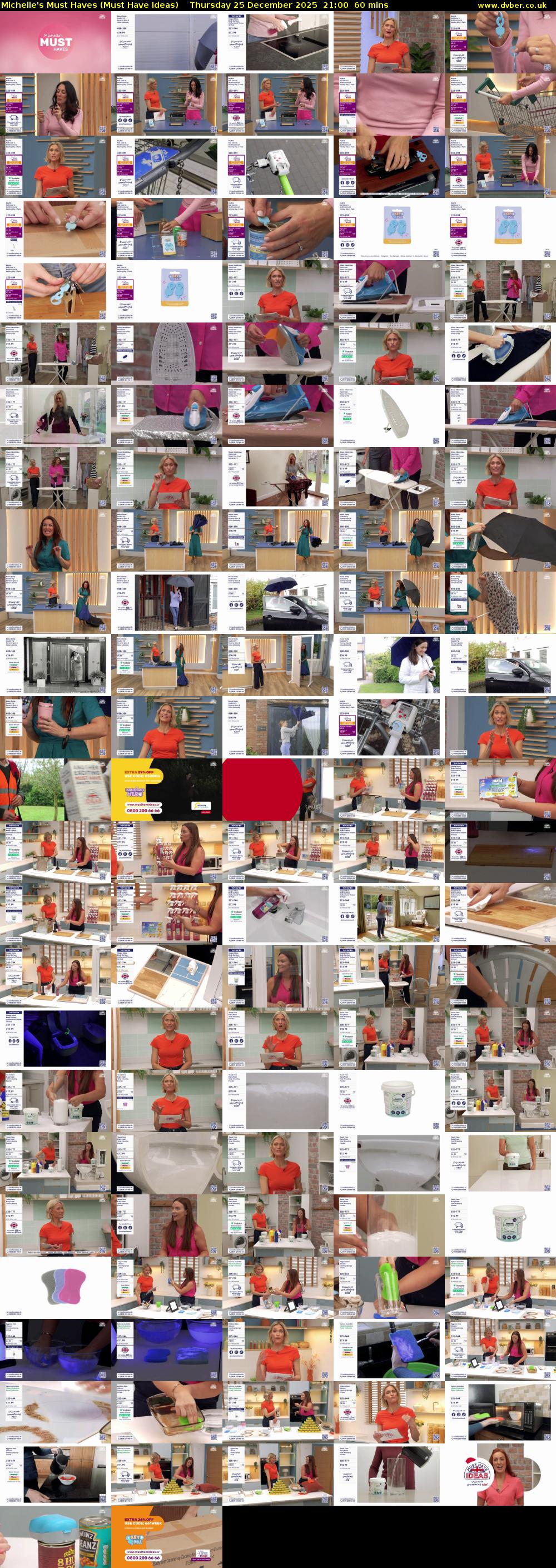 Michelle's Must Haves (Must Have Ideas) Thursday 25 December 2025 21:00 - 22:00