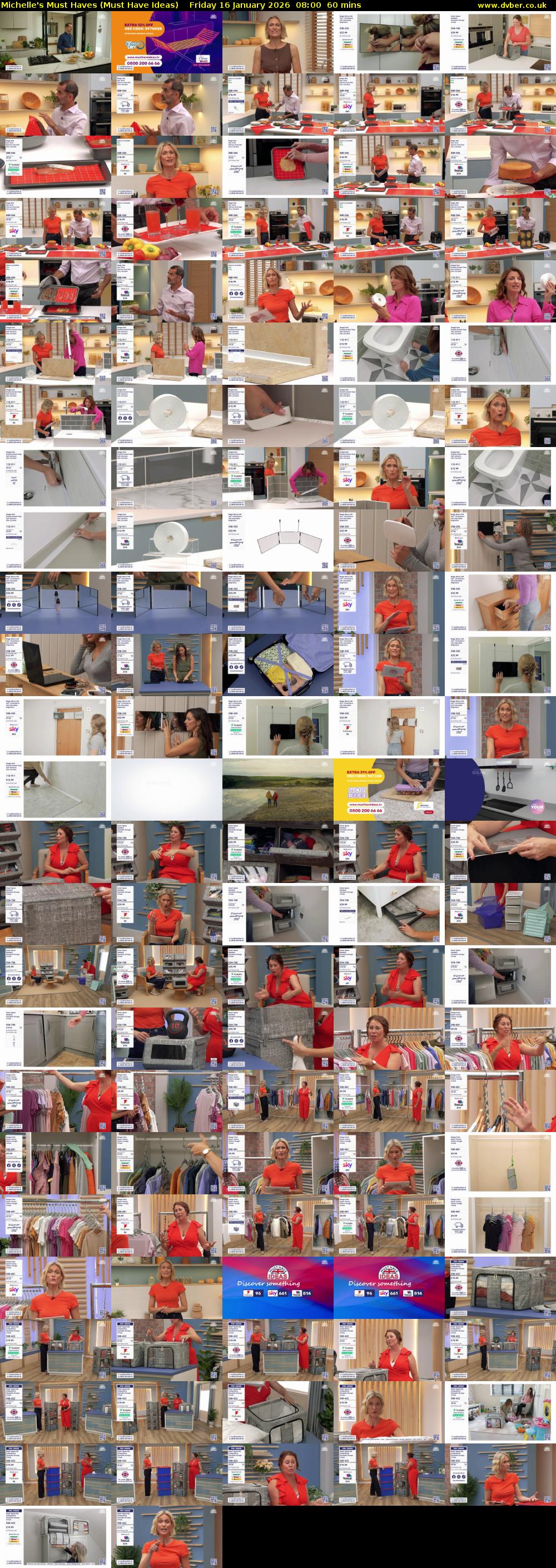 Michelle's Must Haves (Must Have Ideas) Friday 16 January 2026 08:00 - 09:00