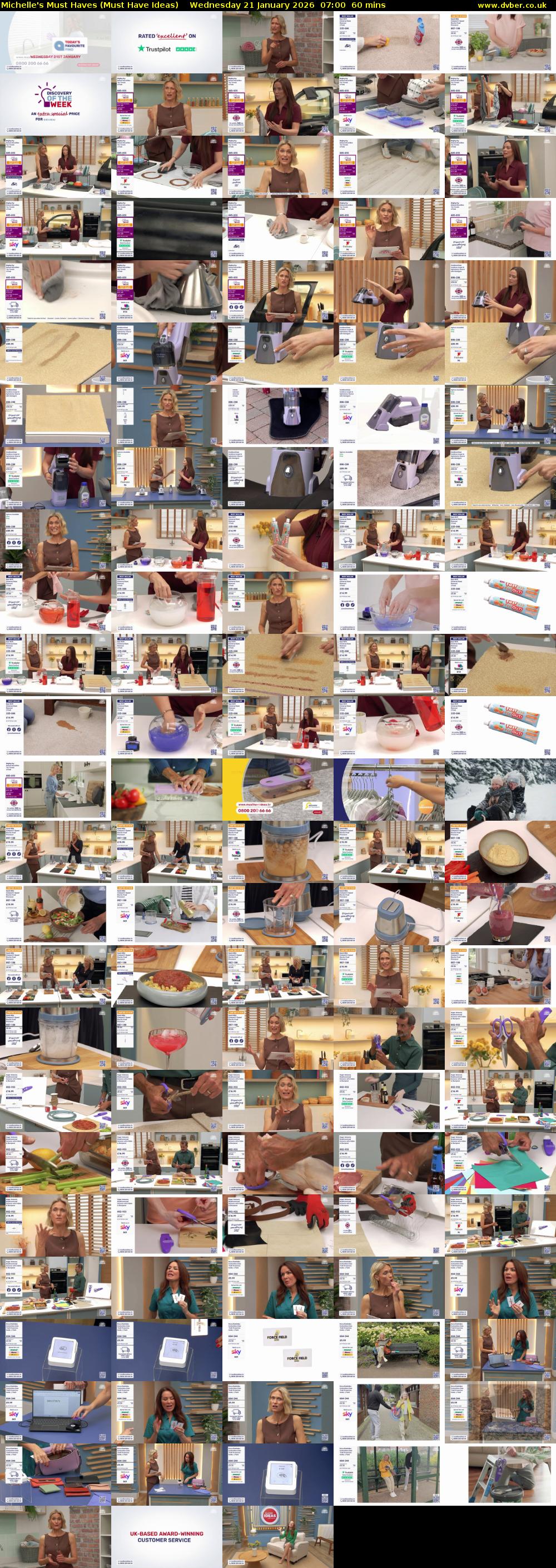 Michelle's Must Haves (Must Have Ideas) Wednesday 21 January 2026 07:00 - 08:00