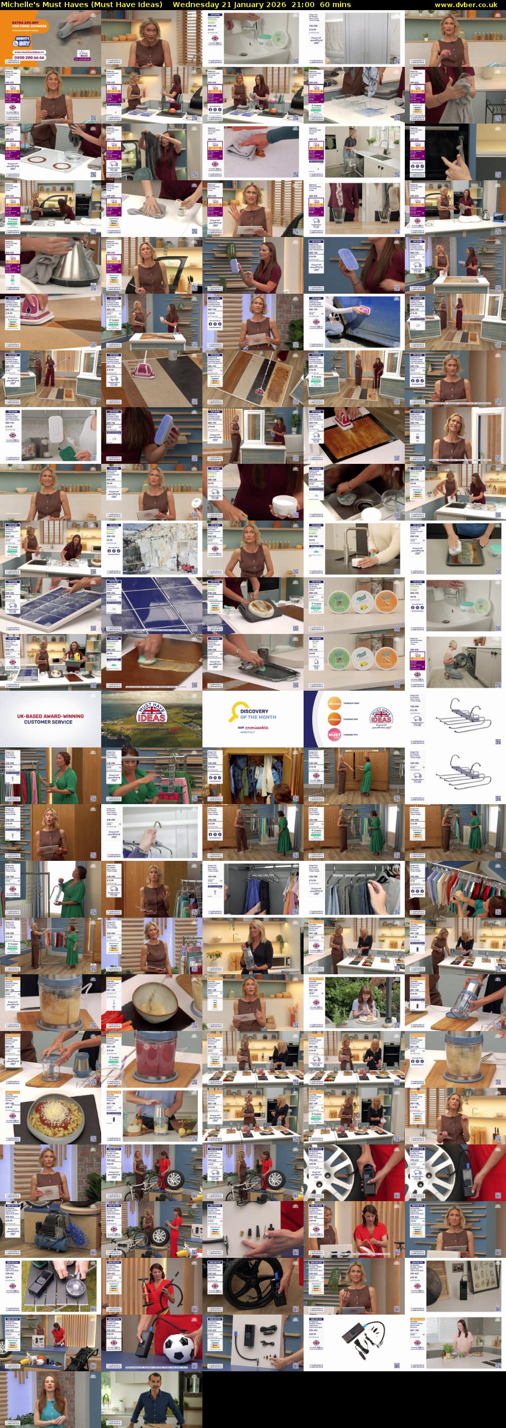 Michelle's Must Haves (Must Have Ideas) Wednesday 21 January 2026 21:00 - 22:00