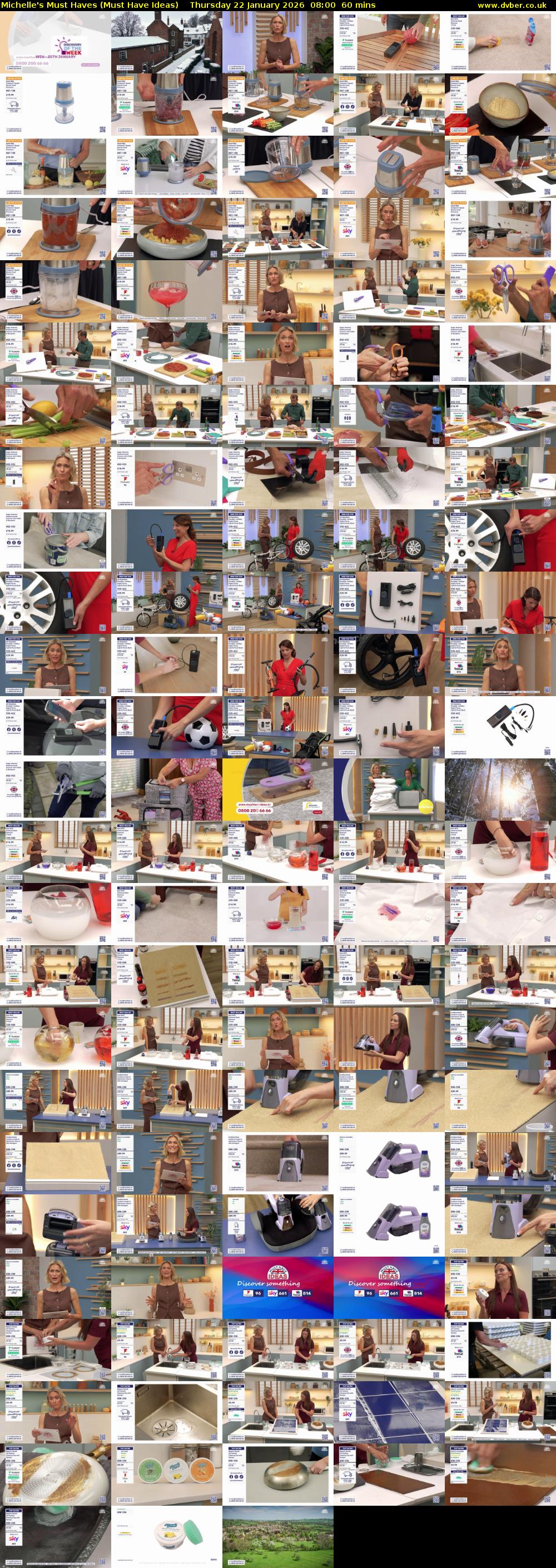 Michelle's Must Haves (Must Have Ideas) Thursday 22 January 2026 08:00 - 09:00