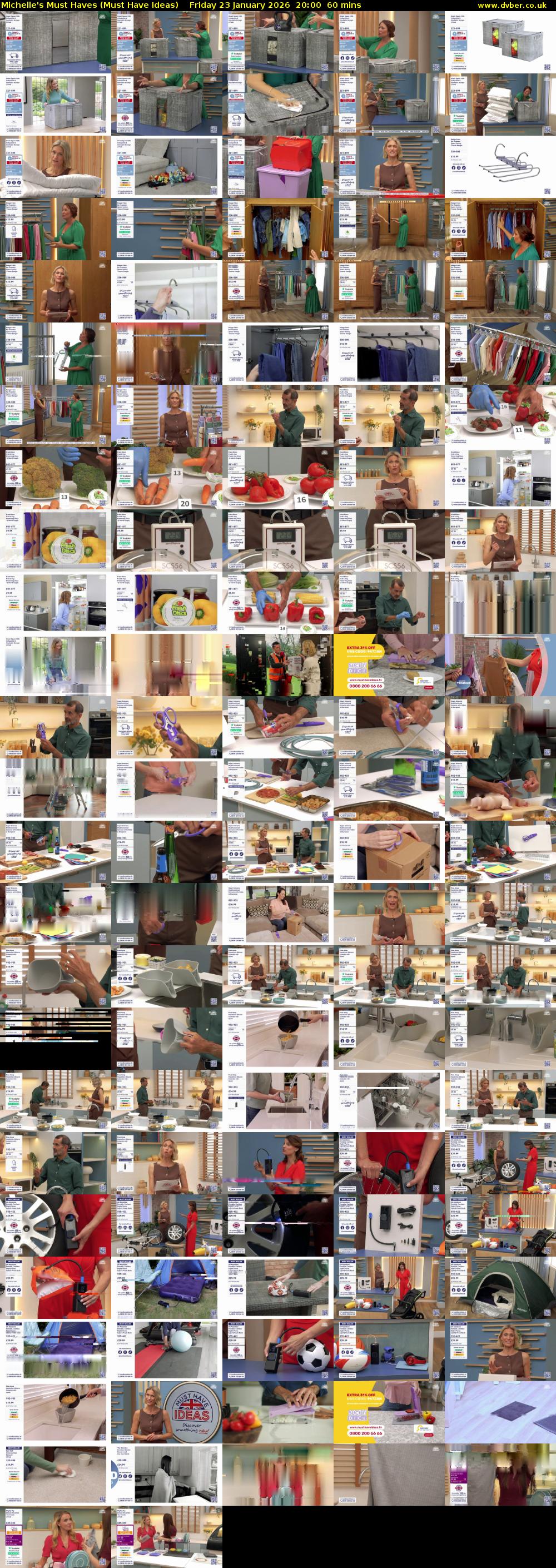 Michelle's Must Haves (Must Have Ideas) Friday 23 January 2026 20:00 - 21:00