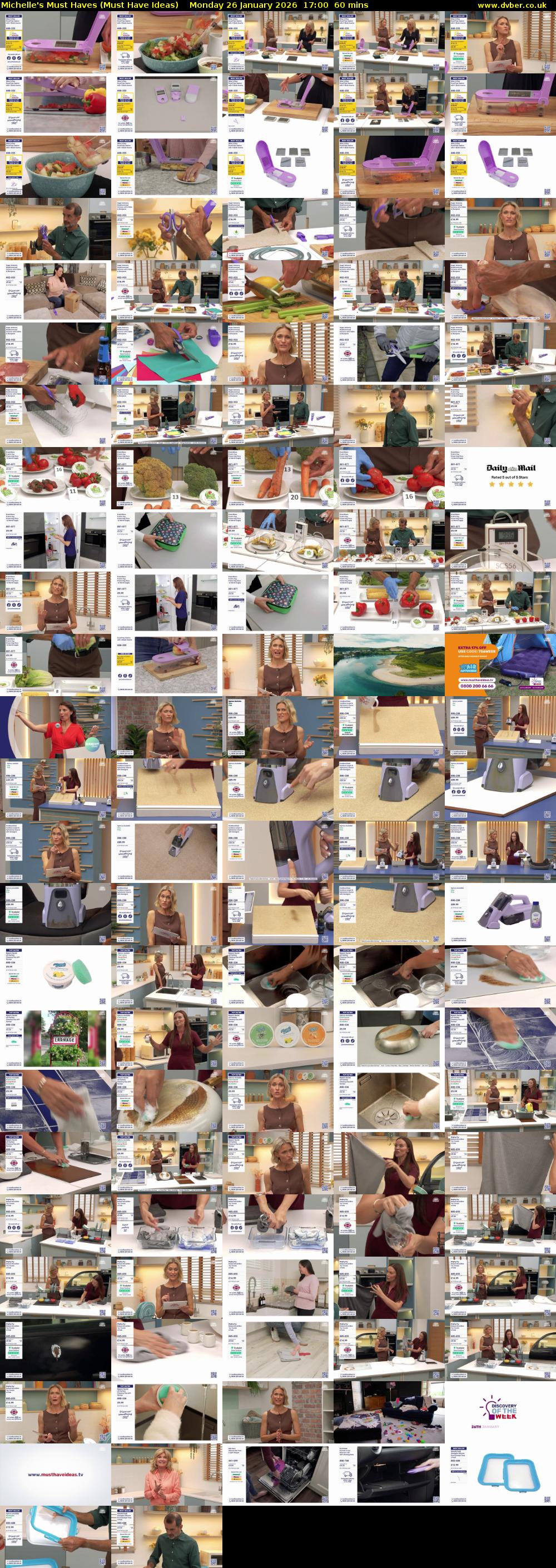 Michelle's Must Haves (Must Have Ideas) Monday 26 January 2026 17:00 - 18:00