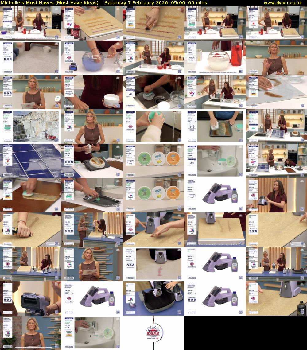 Michelle's Must Haves (Must Have Ideas) Saturday 7 February 2026 05:00 - 06:00