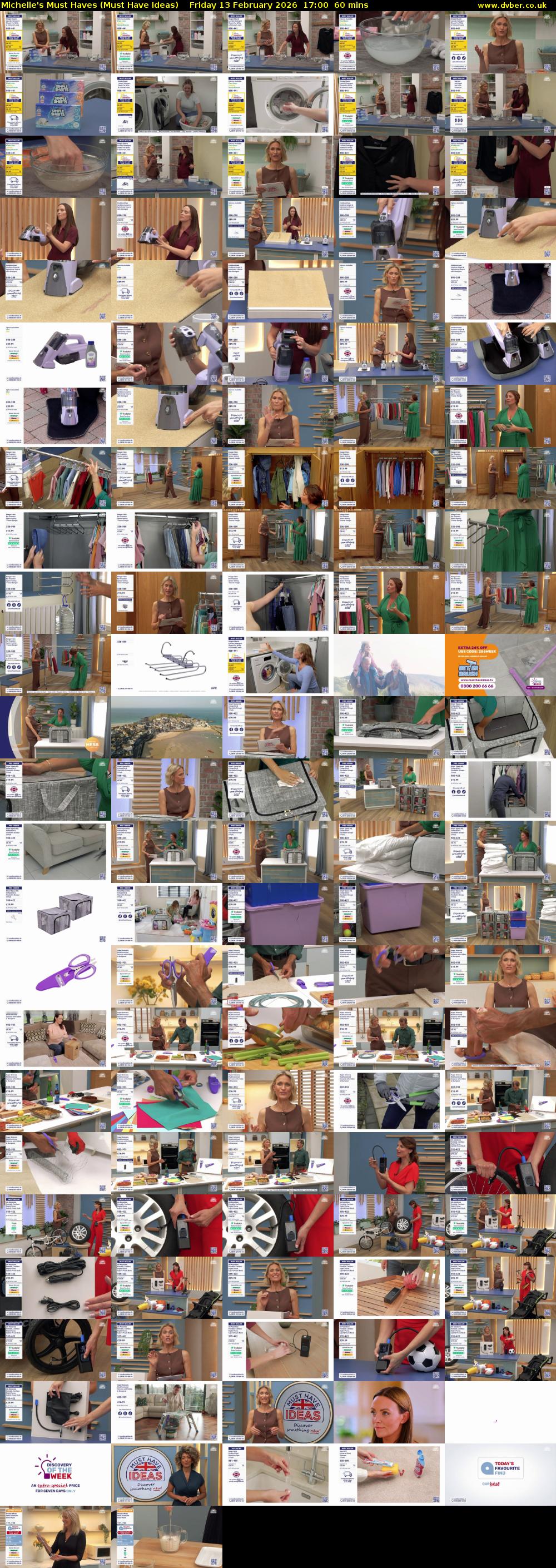 Michelle's Must Haves (Must Have Ideas) Friday 13 February 2026 17:00 - 18:00