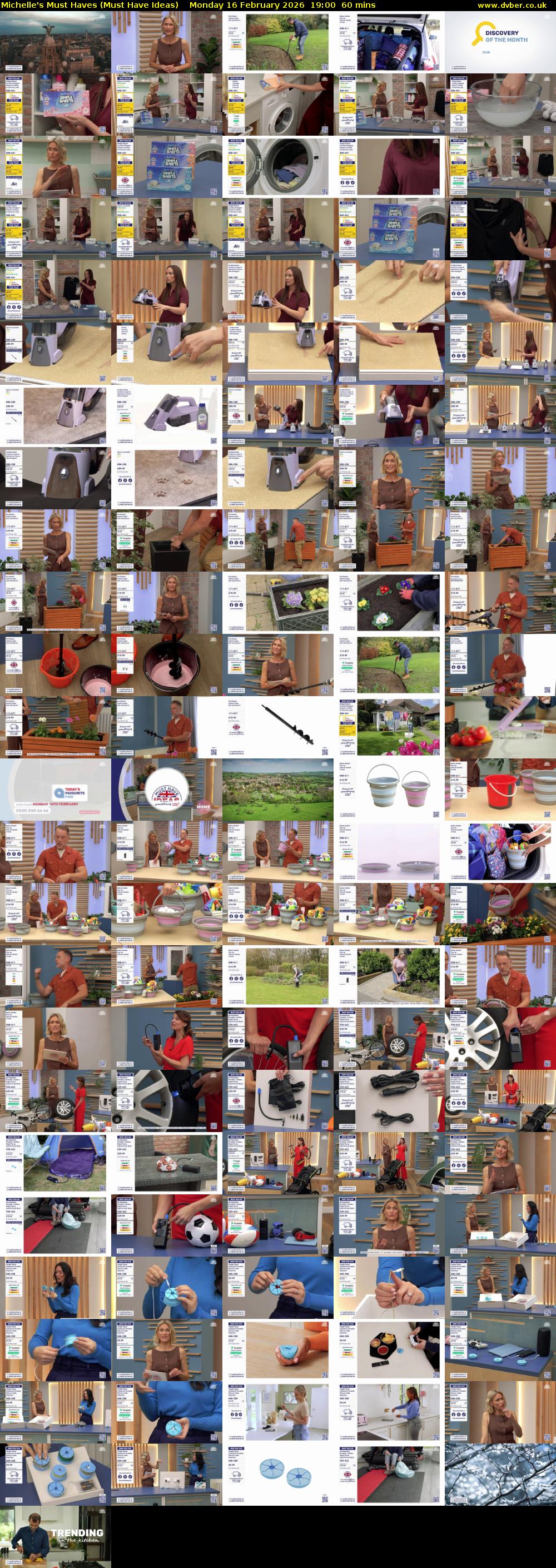 Michelle's Must Haves (Must Have Ideas) Monday 16 February 2026 19:00 - 20:00