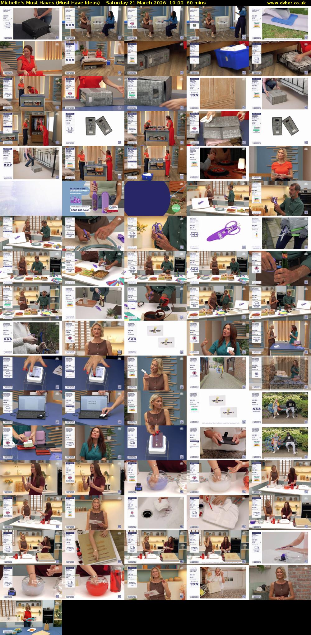 Michelle's Must Haves (Must Have Ideas) Saturday 21 March 2026 19:00 - 20:00