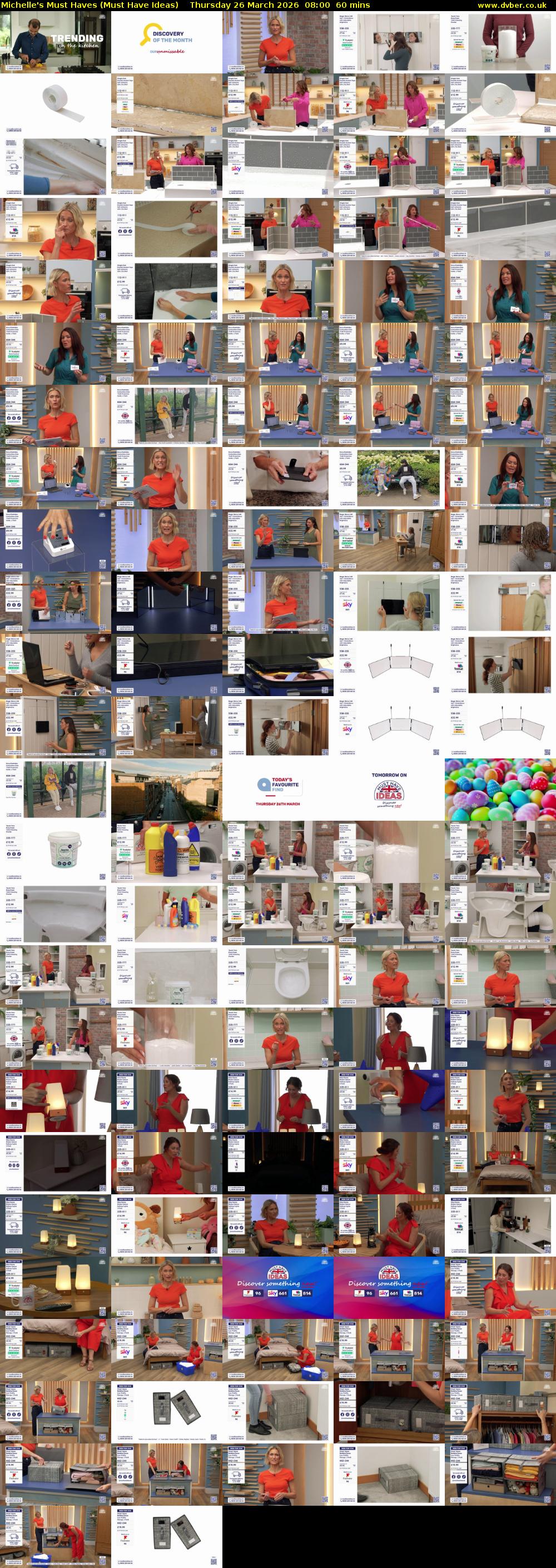 Michelle's Must Haves (Must Have Ideas) Thursday 26 March 2026 08:00 - 09:00