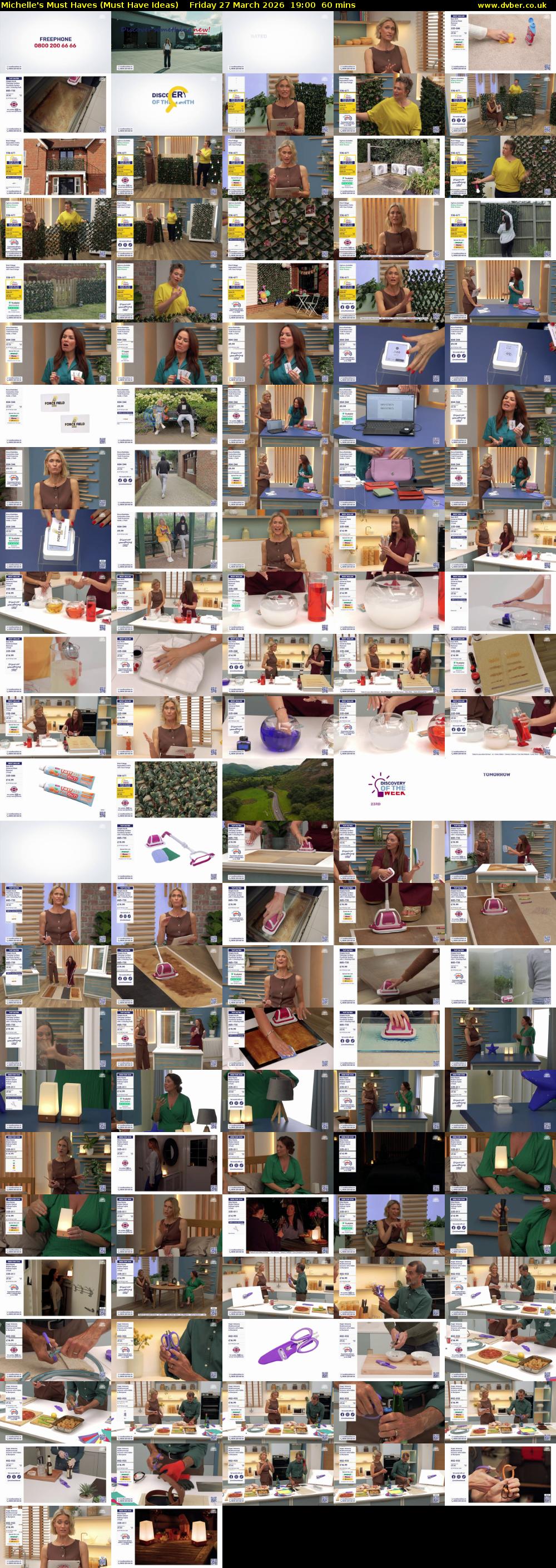 Michelle's Must Haves (Must Have Ideas) Friday 27 March 2026 19:00 - 20:00