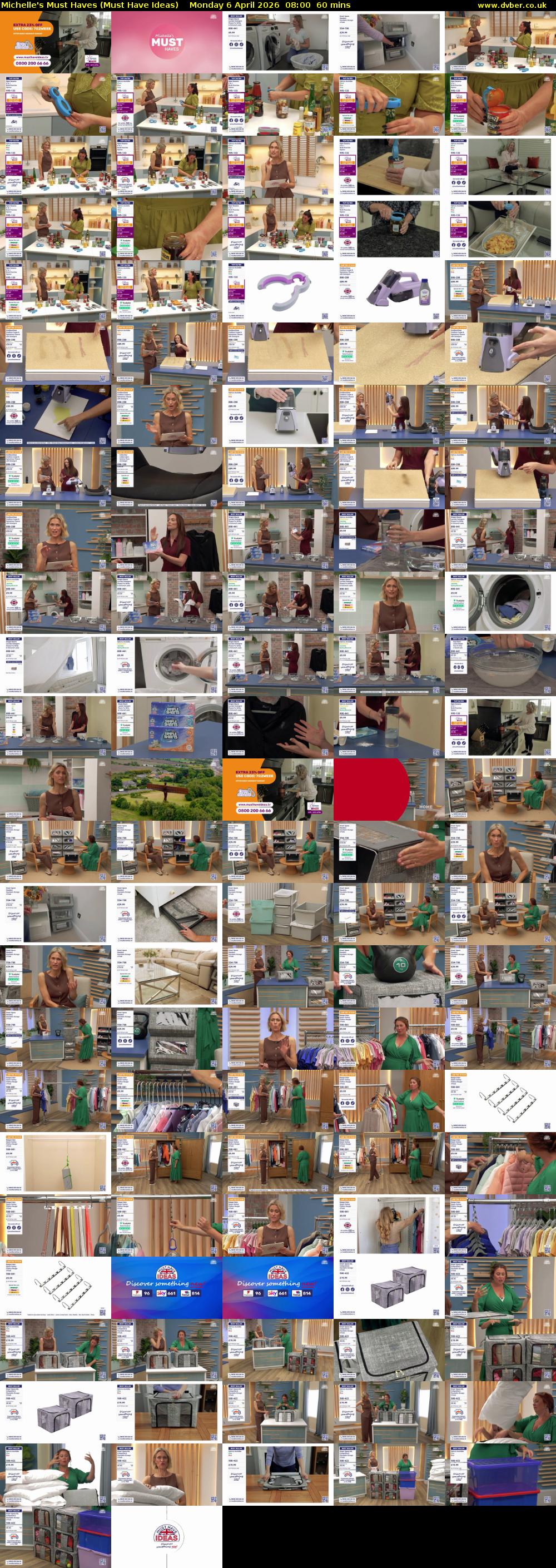 Michelle's Must Haves (Must Have Ideas) Monday 6 April 2026 08:00 - 09:00