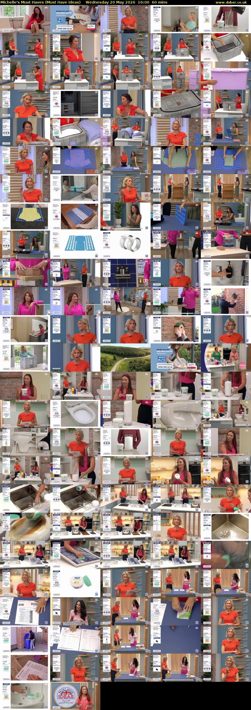Michelle's Must Haves (Must Have Ideas) Wednesday 20 May 2026 16:00 - 17:00