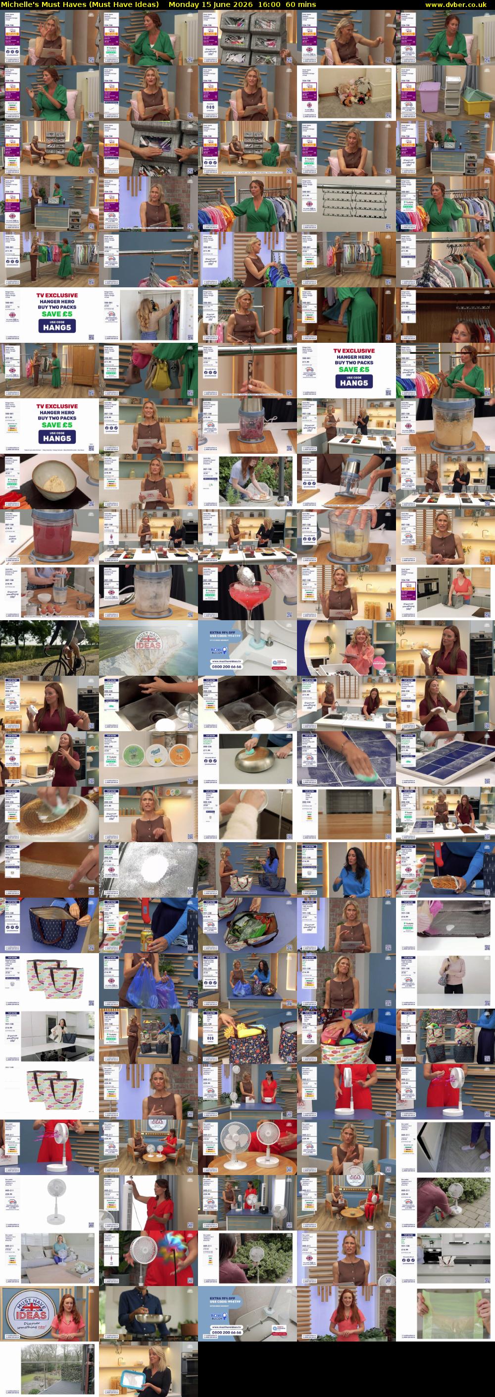 Michelle's Must Haves (Must Have Ideas) Monday 15 June 2026 16:00 - 17:00