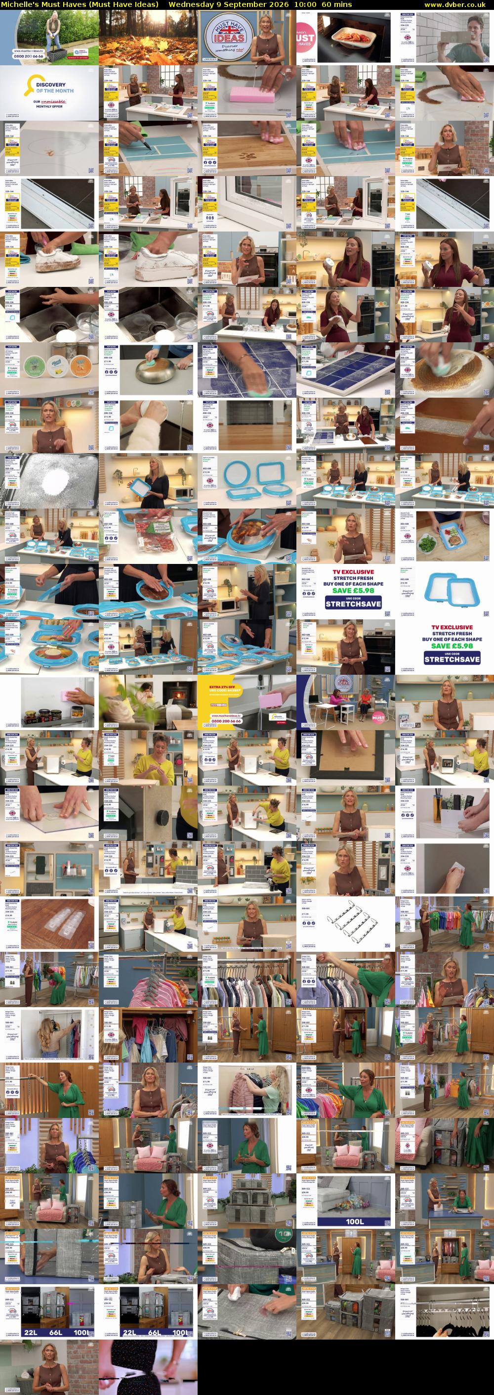 Michelle's Must Haves (Must Have Ideas) Wednesday 9 September 2026 10:00 - 11:00