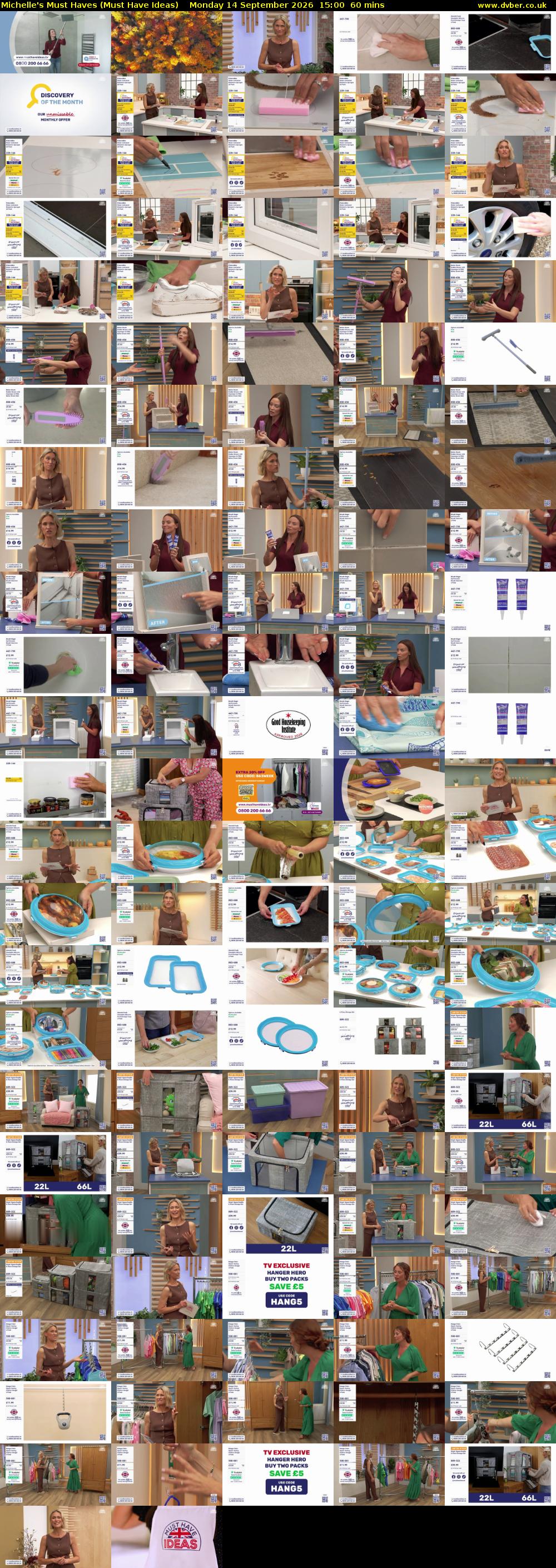 Michelle's Must Haves (Must Have Ideas) Monday 14 September 2026 15:00 - 16:00