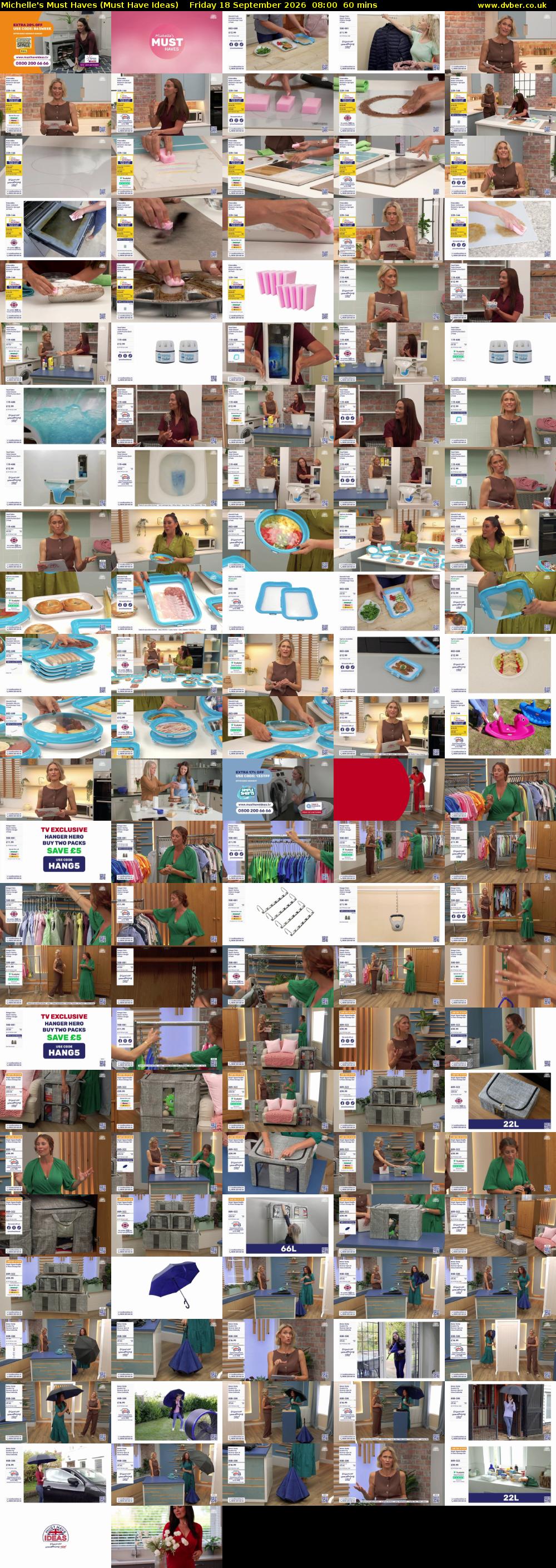 Michelle's Must Haves (Must Have Ideas) Friday 18 September 2026 08:00 - 09:00