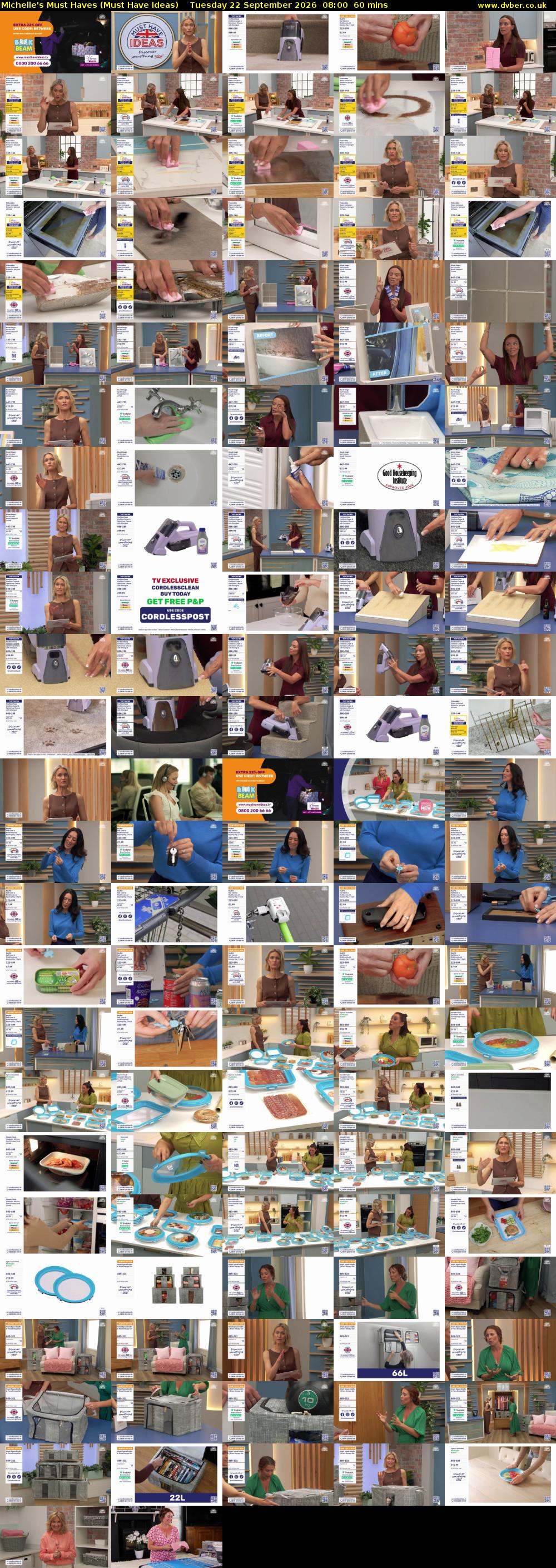 Michelle's Must Haves (Must Have Ideas) Tuesday 22 September 2026 08:00 - 09:00