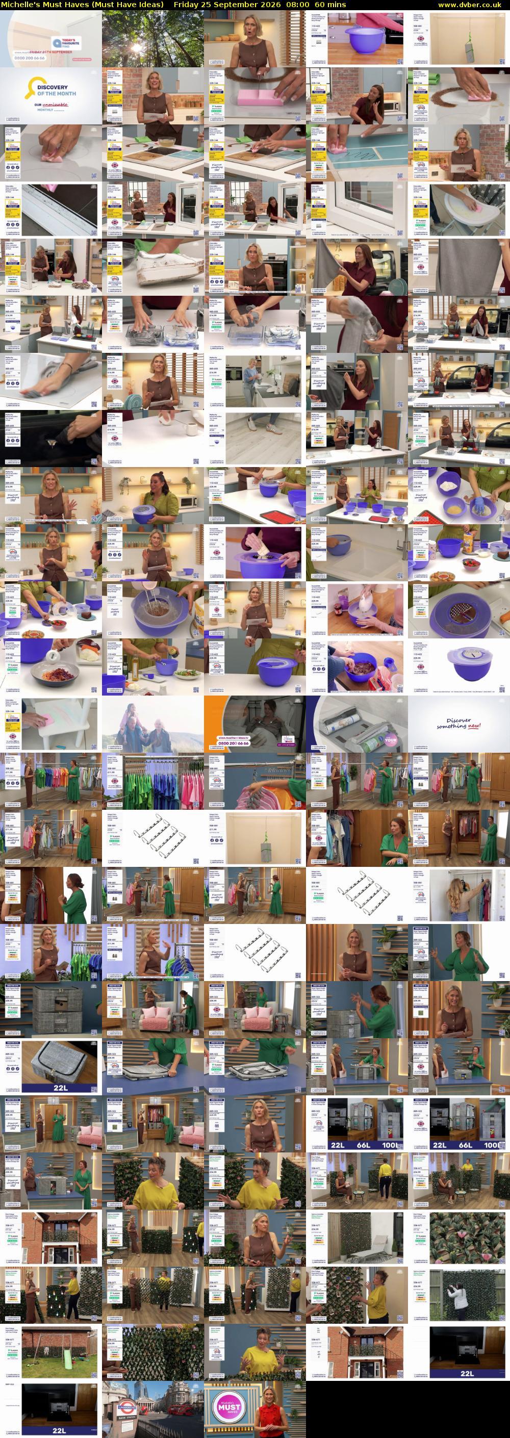 Michelle's Must Haves (Must Have Ideas) Friday 25 September 2026 08:00 - 09:00