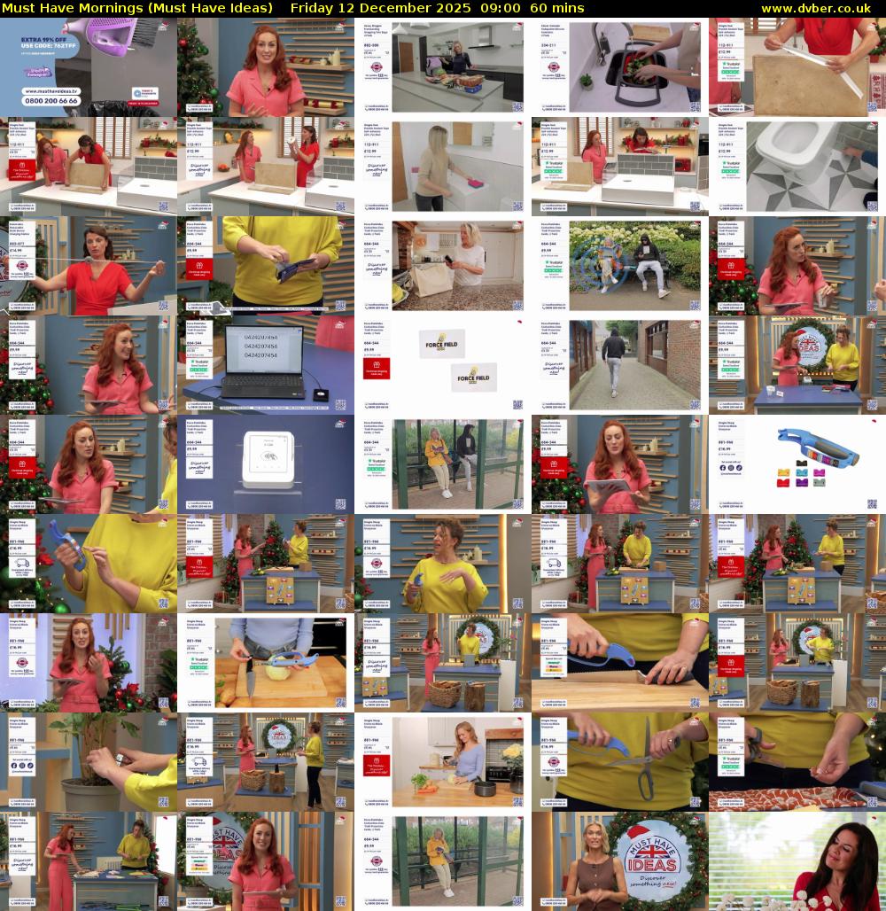 Must Have Mornings (Must Have Ideas) Friday 12 December 2025 09:00 - 10:00