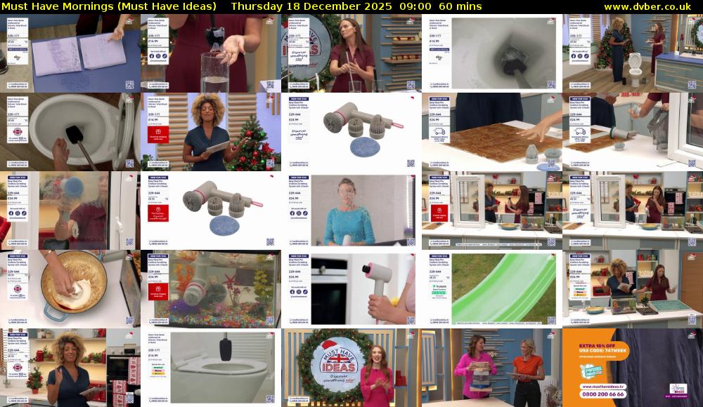 Must Have Mornings (Must Have Ideas) Thursday 18 December 2025 09:00 - 10:00