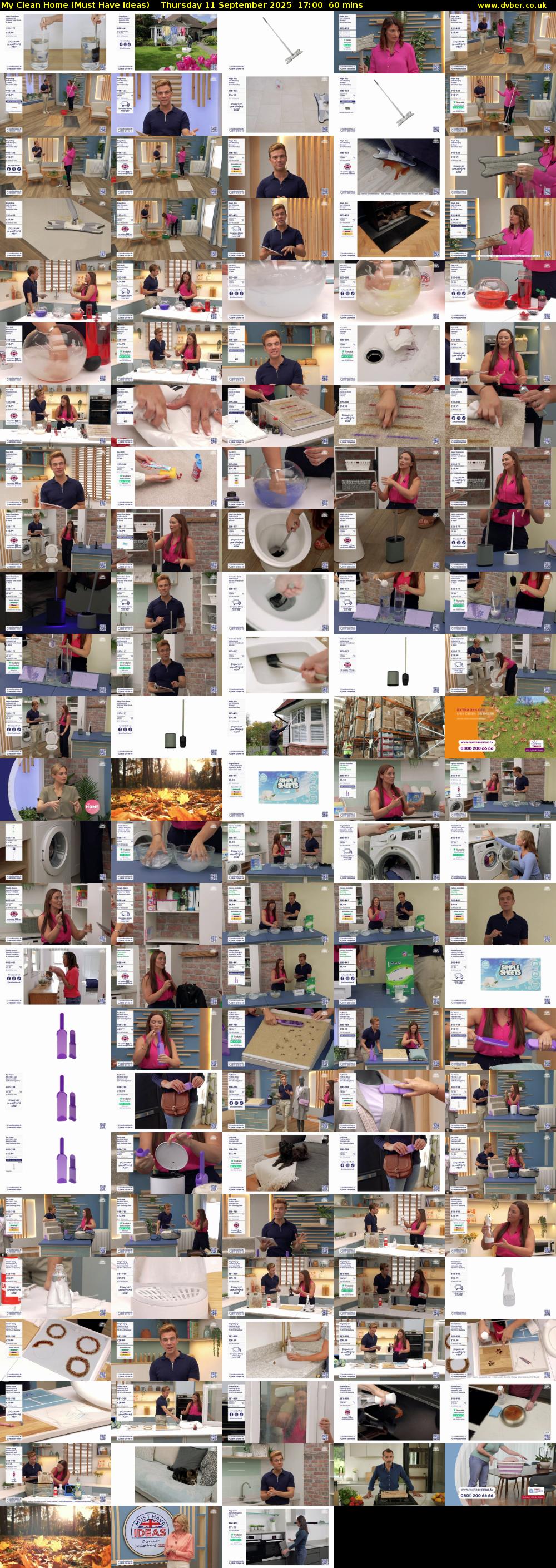My Clean Home (Must Have Ideas) Thursday 11 September 2025 17:00 - 18:00