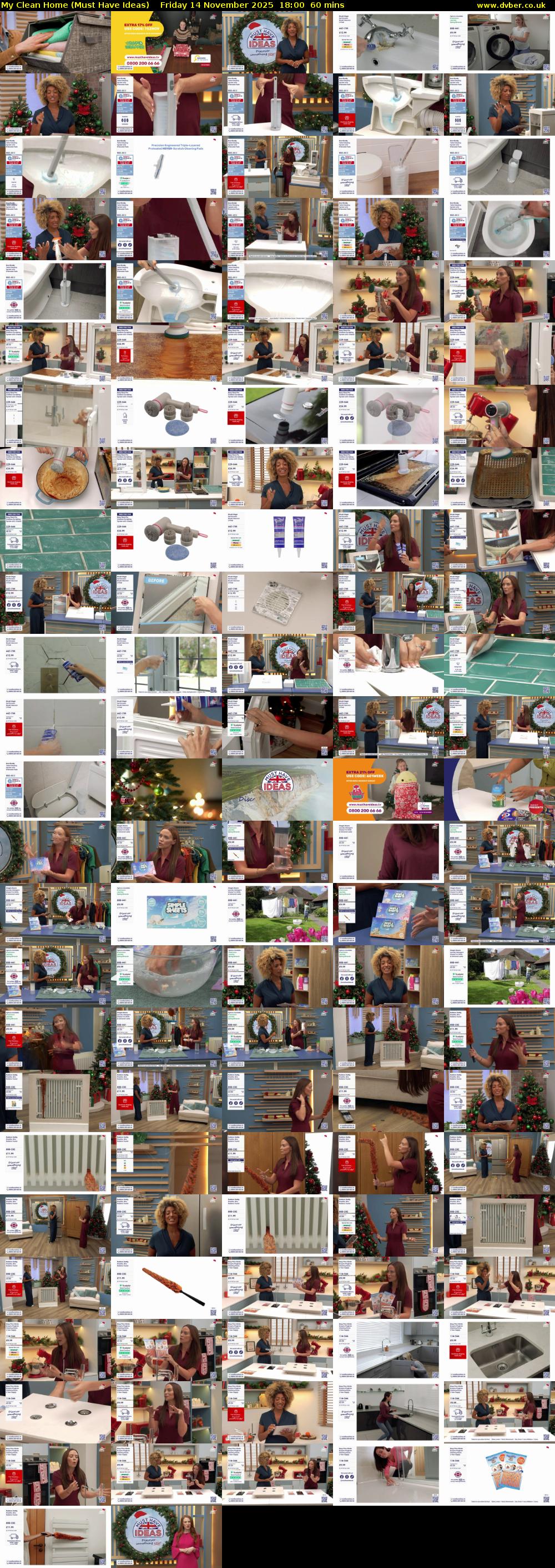 My Clean Home (Must Have Ideas) Friday 14 November 2025 18:00 - 19:00