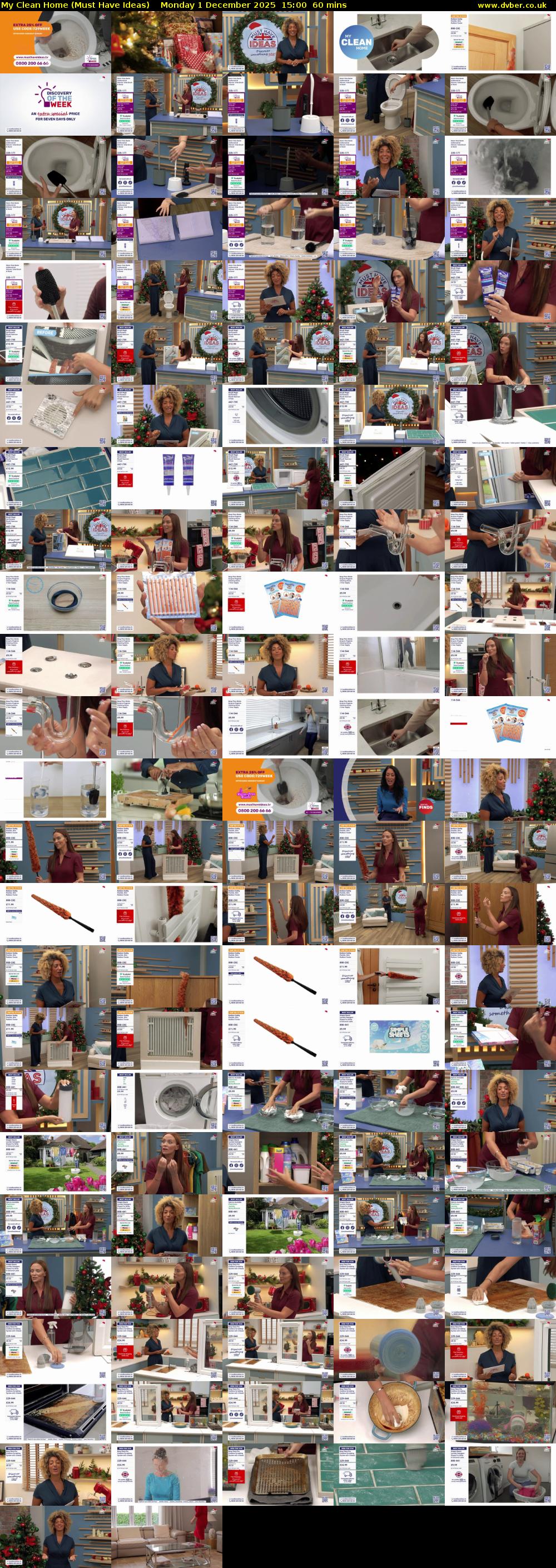 My Clean Home (Must Have Ideas) Monday 1 December 2025 15:00 - 16:00