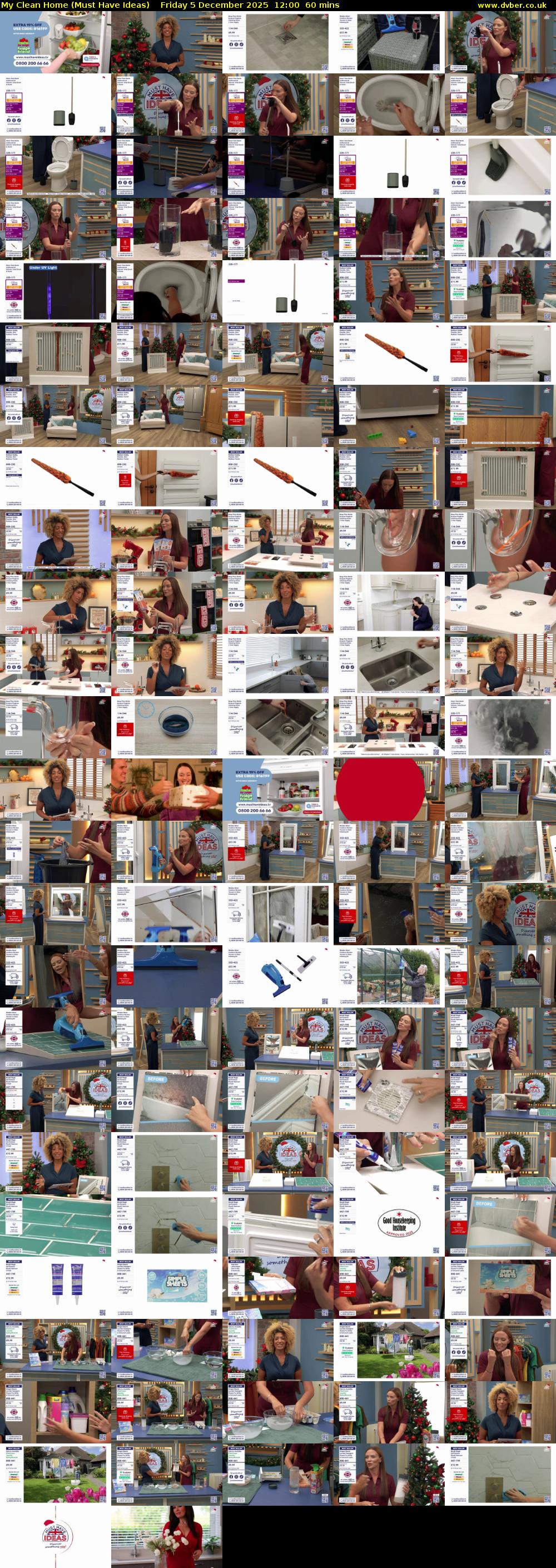 My Clean Home (Must Have Ideas) Friday 5 December 2025 12:00 - 13:00