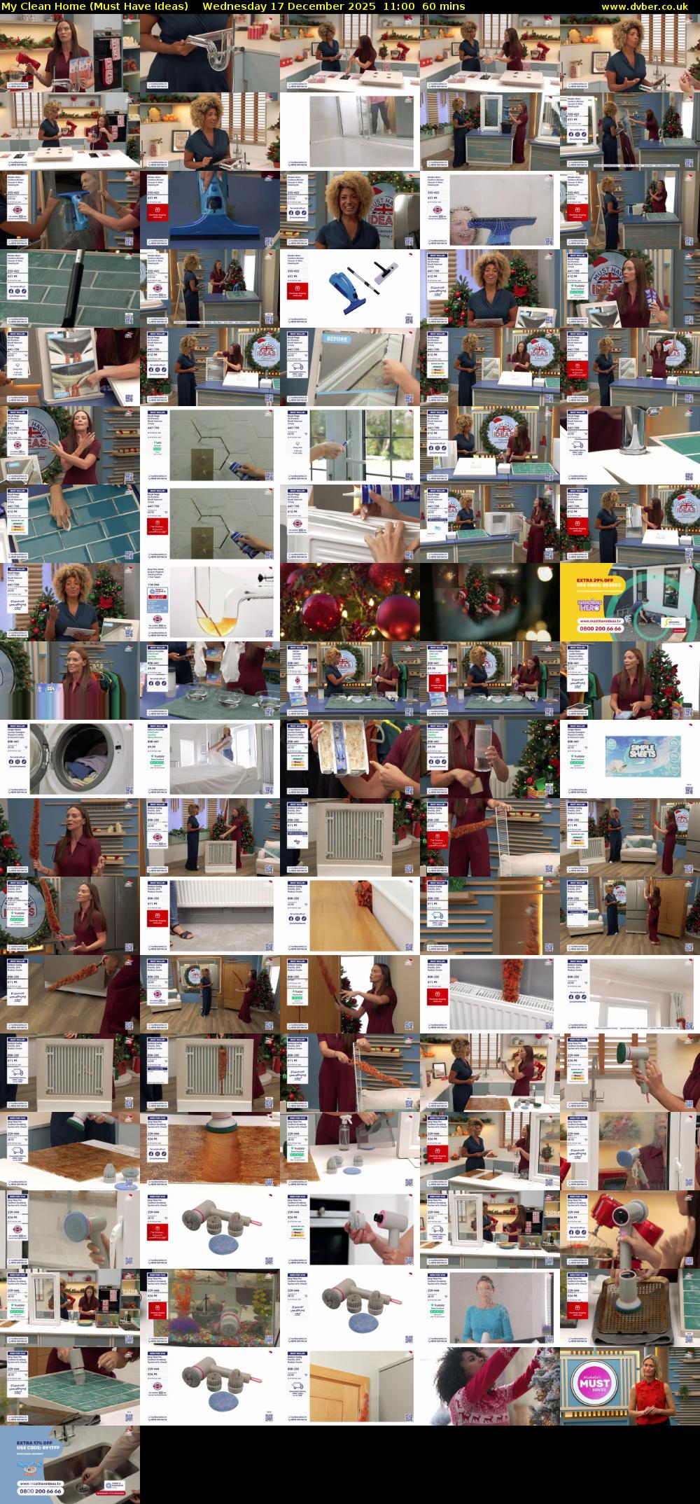 My Clean Home (Must Have Ideas) Wednesday 17 December 2025 11:00 - 12:00