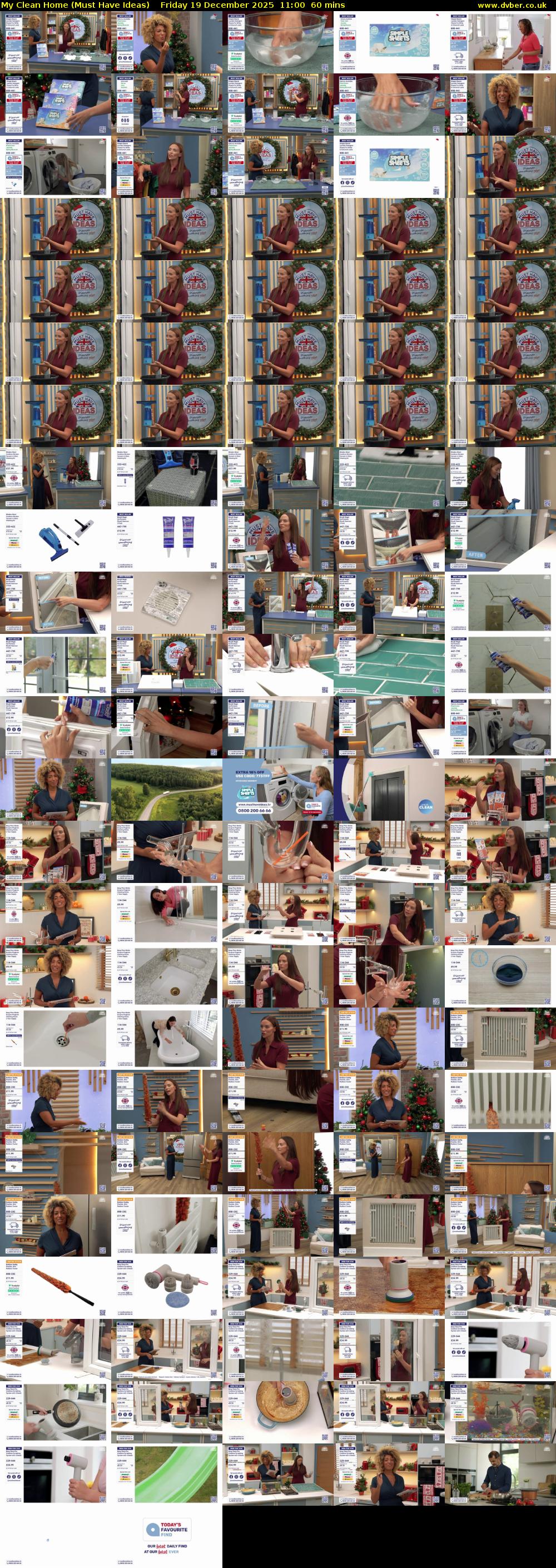 My Clean Home (Must Have Ideas) Friday 19 December 2025 11:00 - 12:00