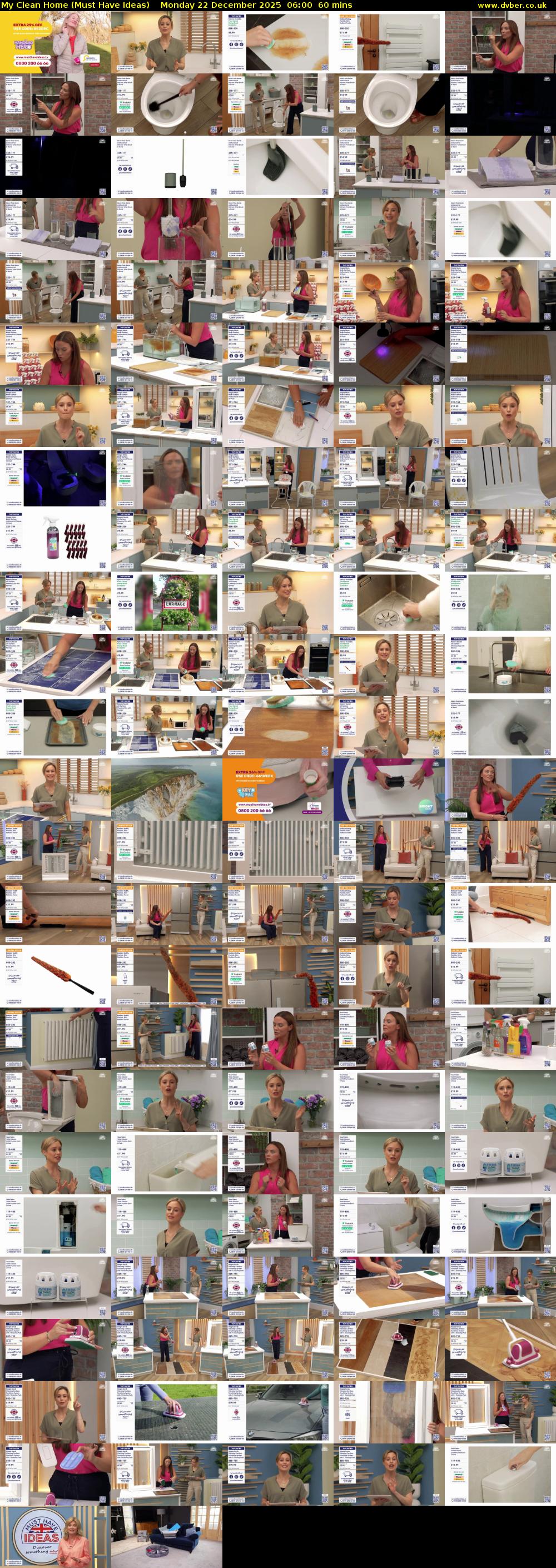 My Clean Home (Must Have Ideas) Monday 22 December 2025 06:00 - 07:00