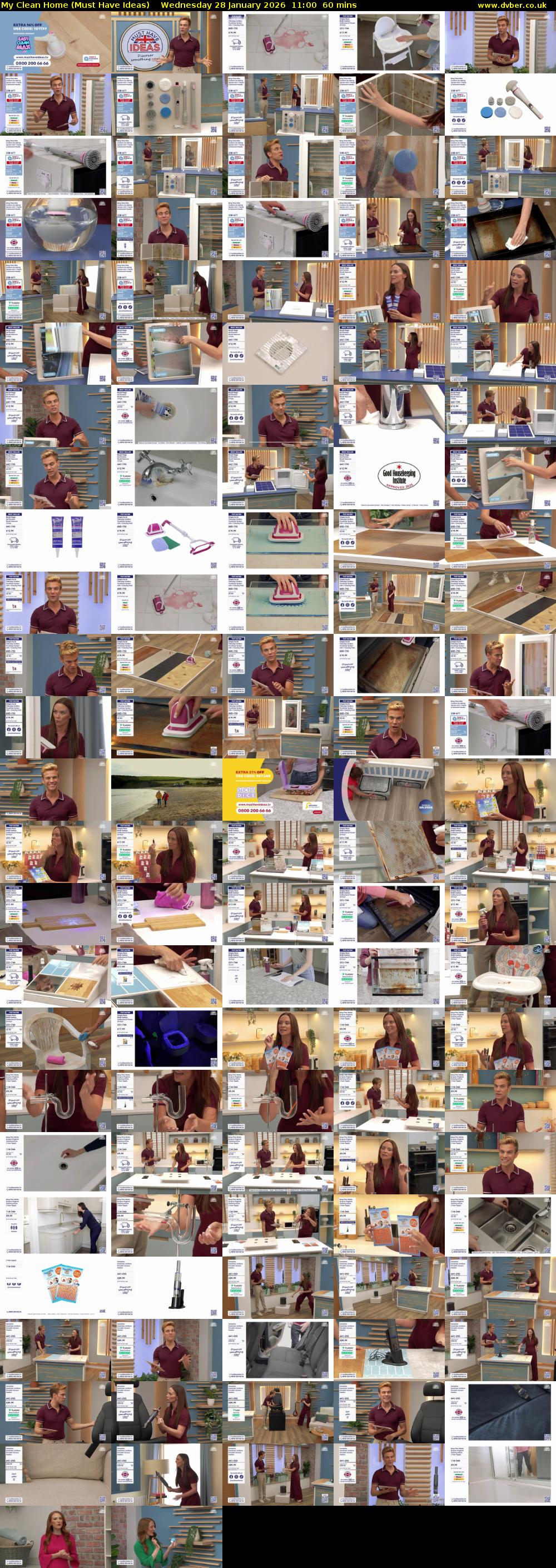 My Clean Home (Must Have Ideas) Wednesday 28 January 2026 11:00 - 12:00