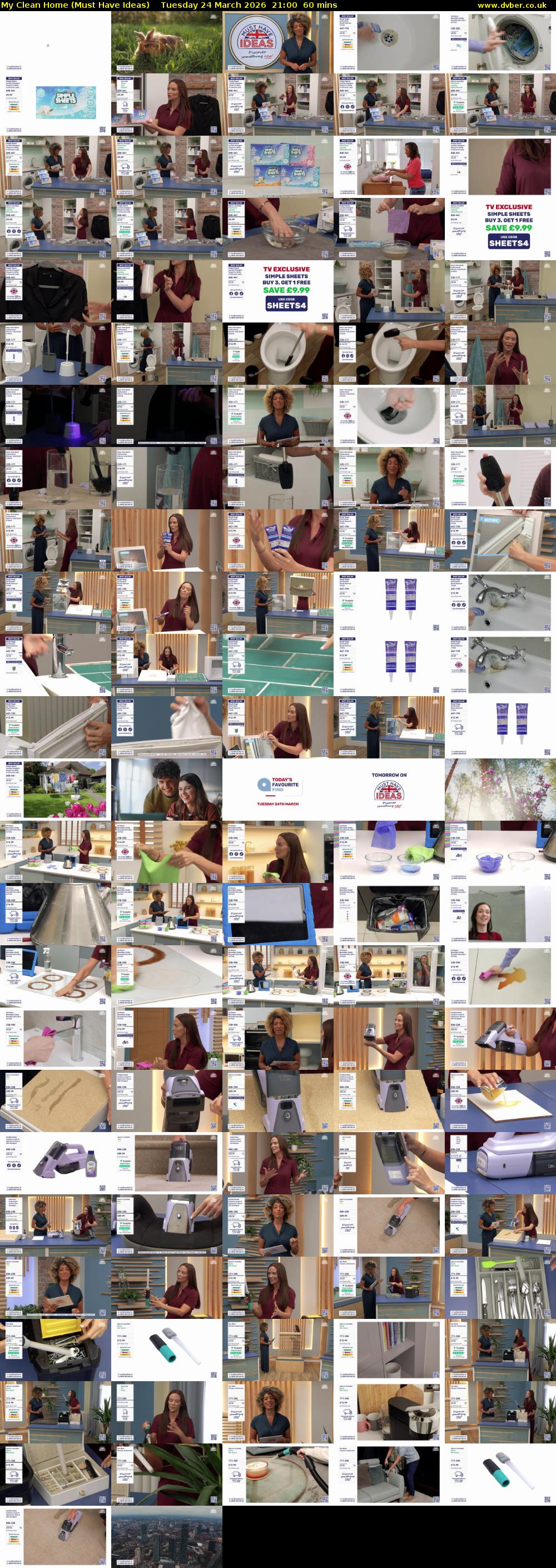 My Clean Home (Must Have Ideas) Tuesday 24 March 2026 21:00 - 22:00