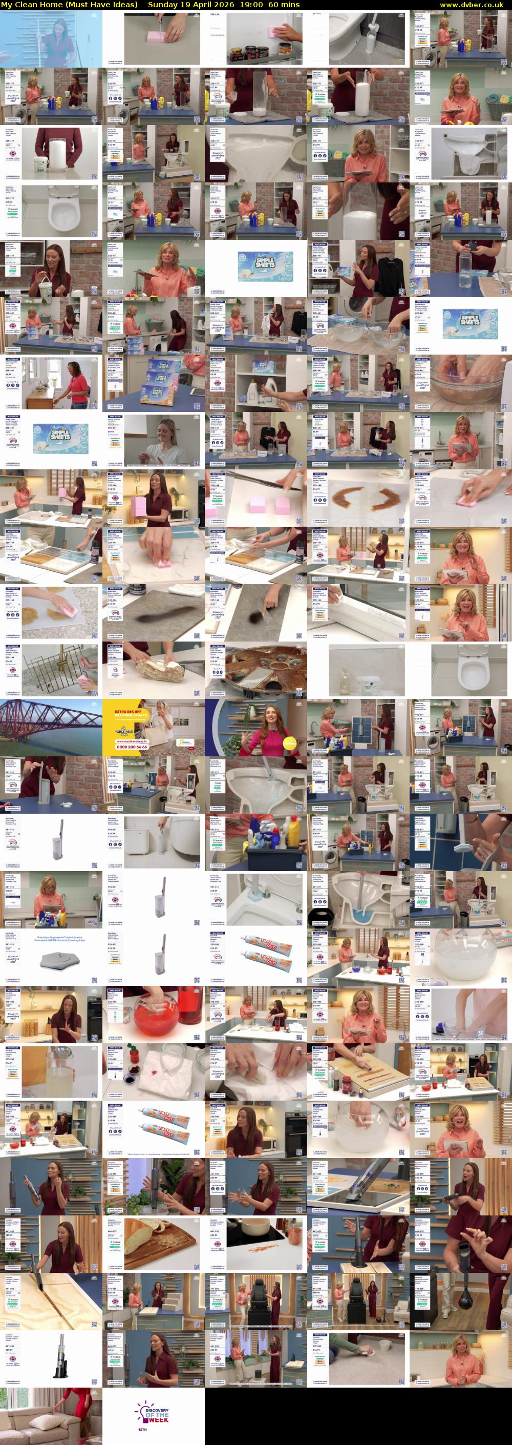 My Clean Home (Must Have Ideas) Sunday 19 April 2026 19:00 - 20:00