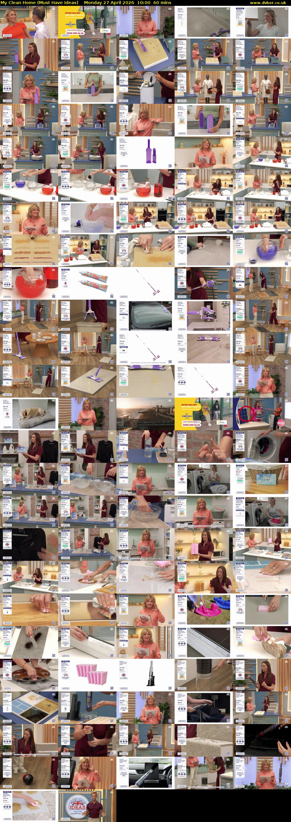 My Clean Home (Must Have Ideas) Monday 27 April 2026 10:00 - 11:00
