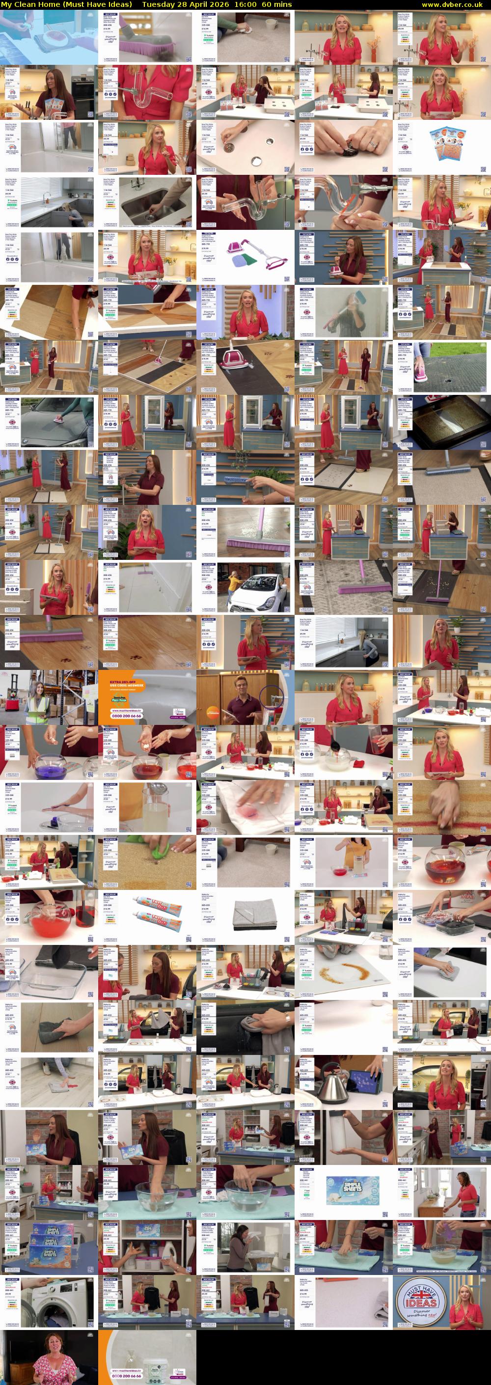 My Clean Home (Must Have Ideas) Tuesday 28 April 2026 16:00 - 17:00