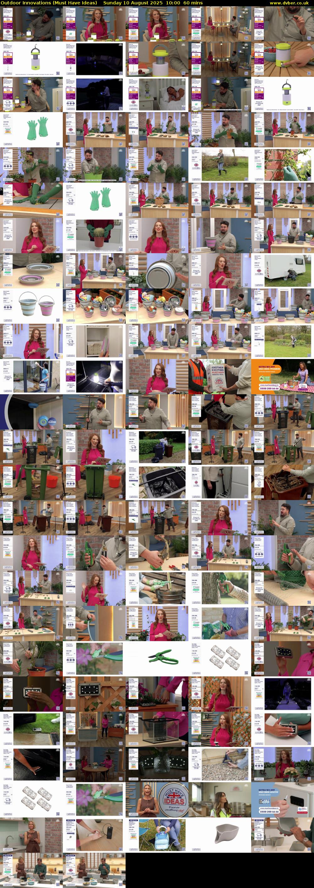 Outdoor Innovations (Must Have Ideas) Sunday 10 August 2025 10:00 - 11:00
