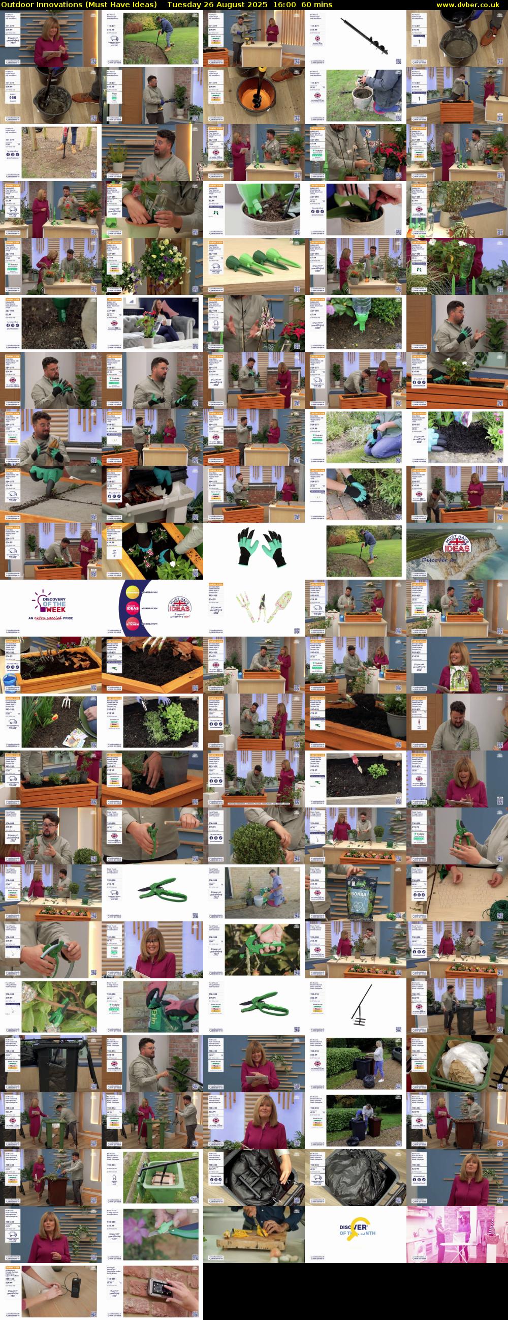 Outdoor Innovations (Must Have Ideas) Tuesday 26 August 2025 16:00 - 17:00
