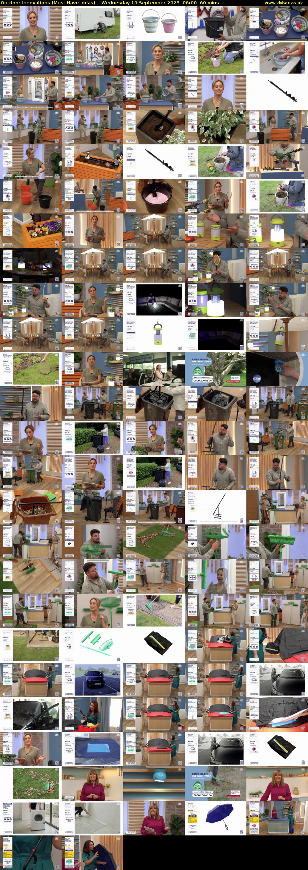 Outdoor Innovations (Must Have Ideas) Wednesday 10 September 2025 06:00 - 07:00