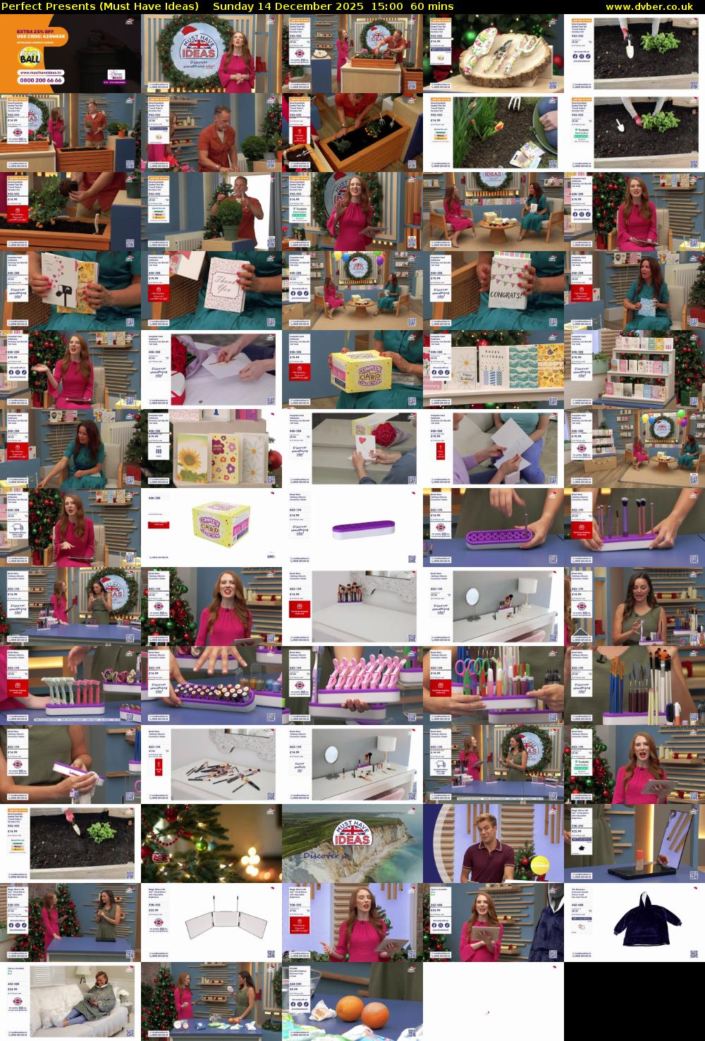 Perfect Presents (Must Have Ideas) Sunday 14 December 2025 15:00 - 16:00