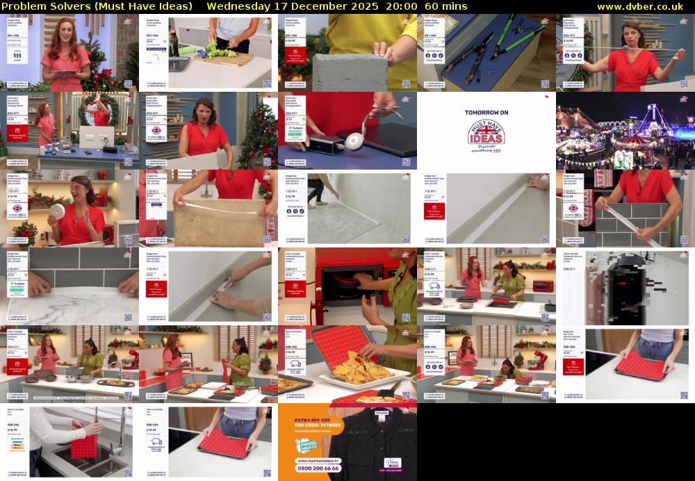 Problem Solvers (Must Have Ideas) Wednesday 17 December 2025 20:00 - 21:00