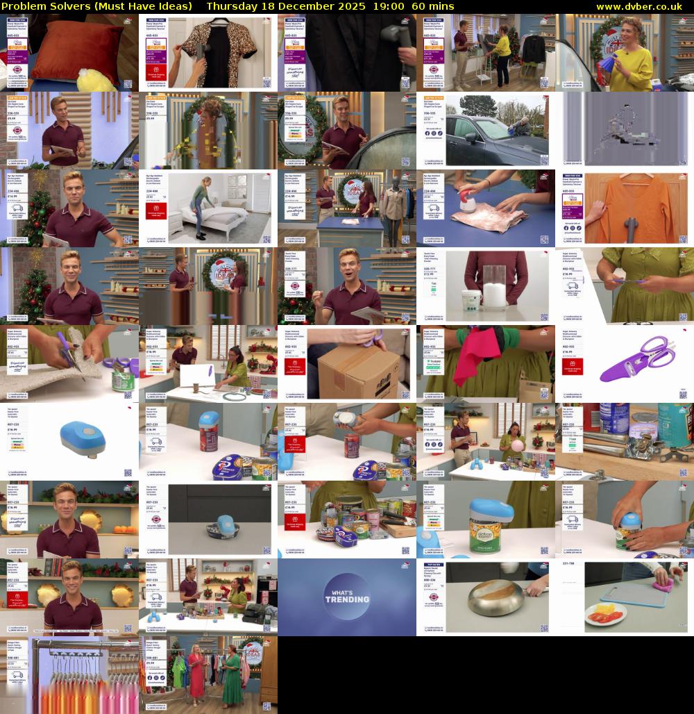 Problem Solvers (Must Have Ideas) Thursday 18 December 2025 19:00 - 20:00