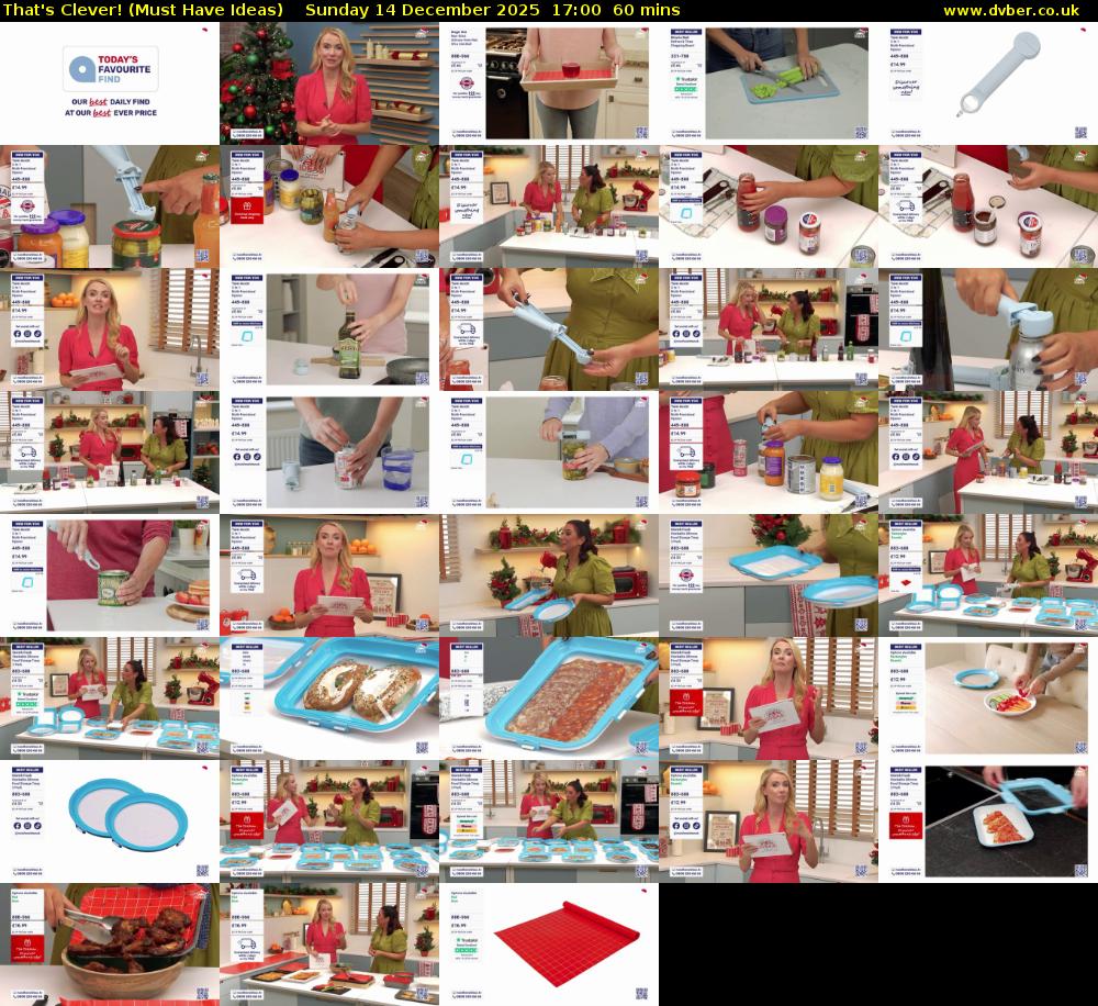 That's Clever! (Must Have Ideas) Sunday 14 December 2025 17:00 - 18:00