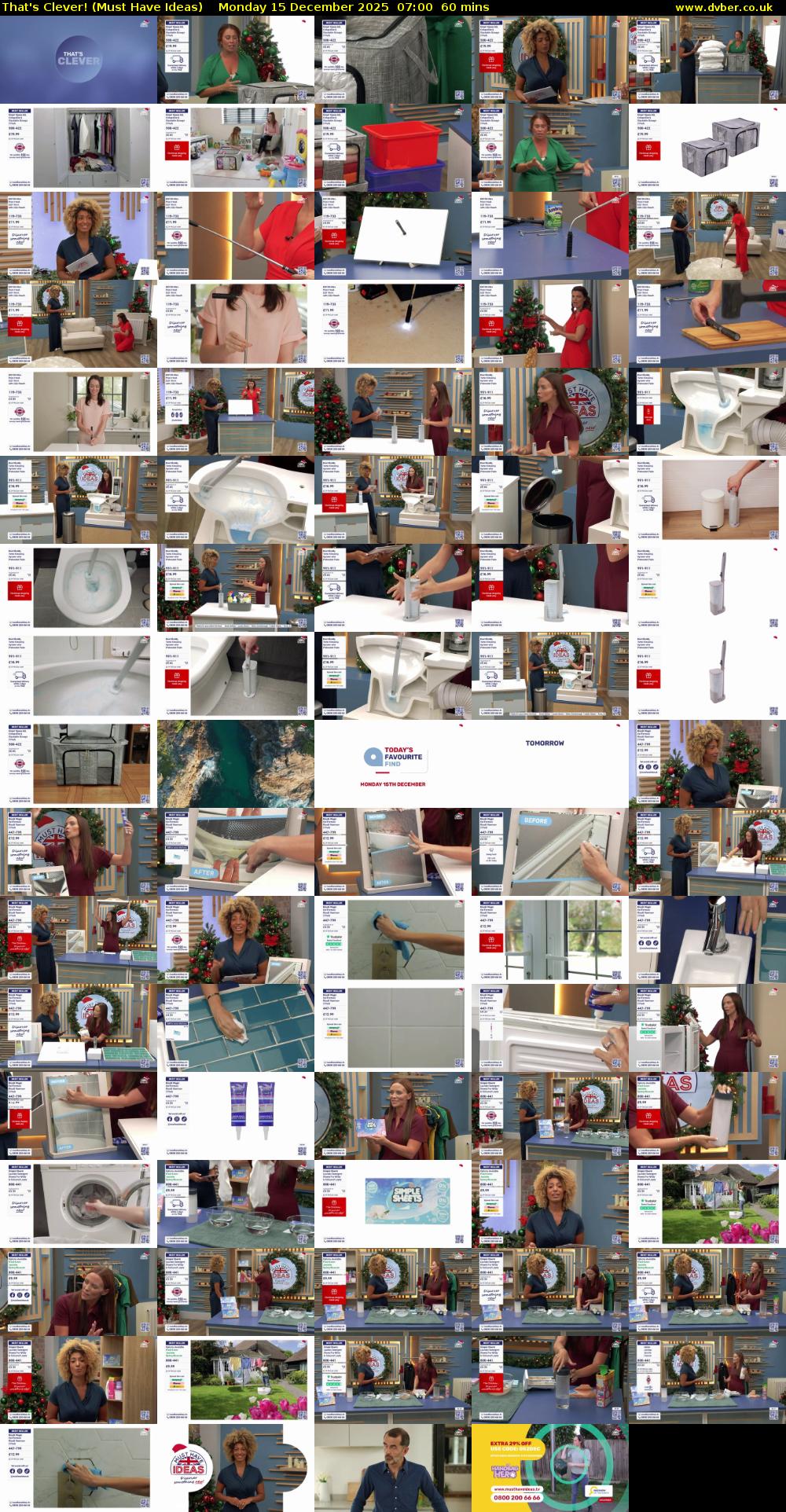 That's Clever! (Must Have Ideas) Monday 15 December 2025 07:00 - 08:00