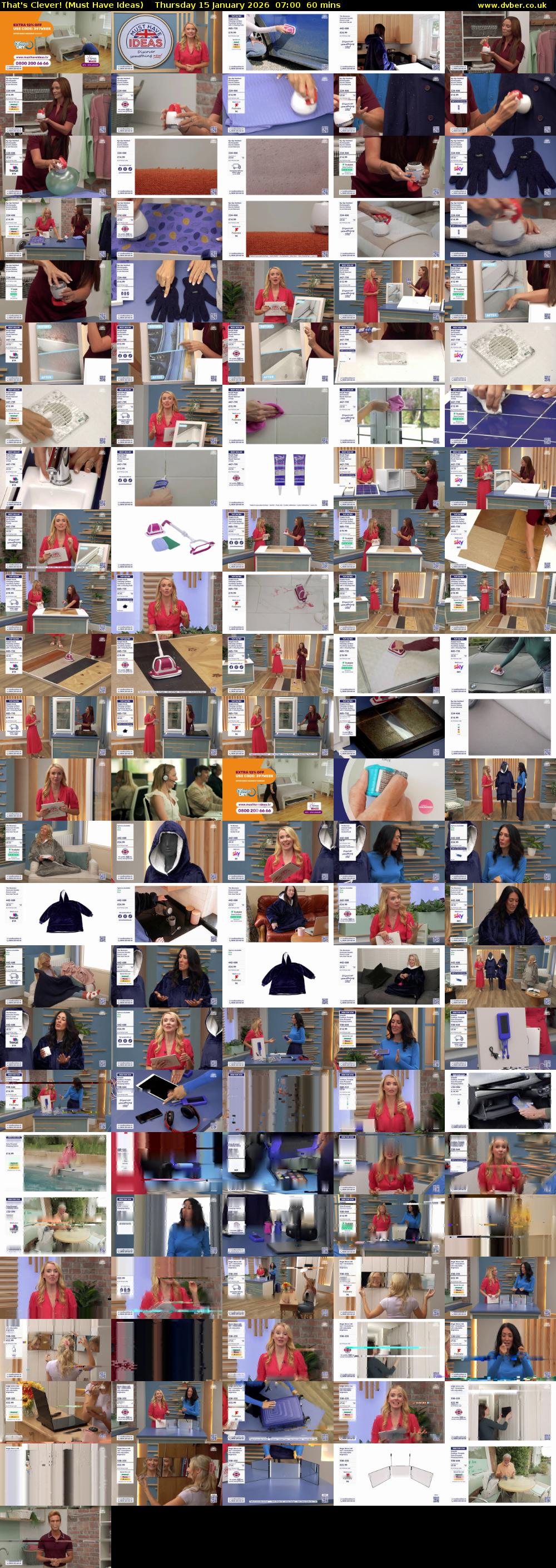 That's Clever! (Must Have Ideas) Thursday 15 January 2026 07:00 - 08:00