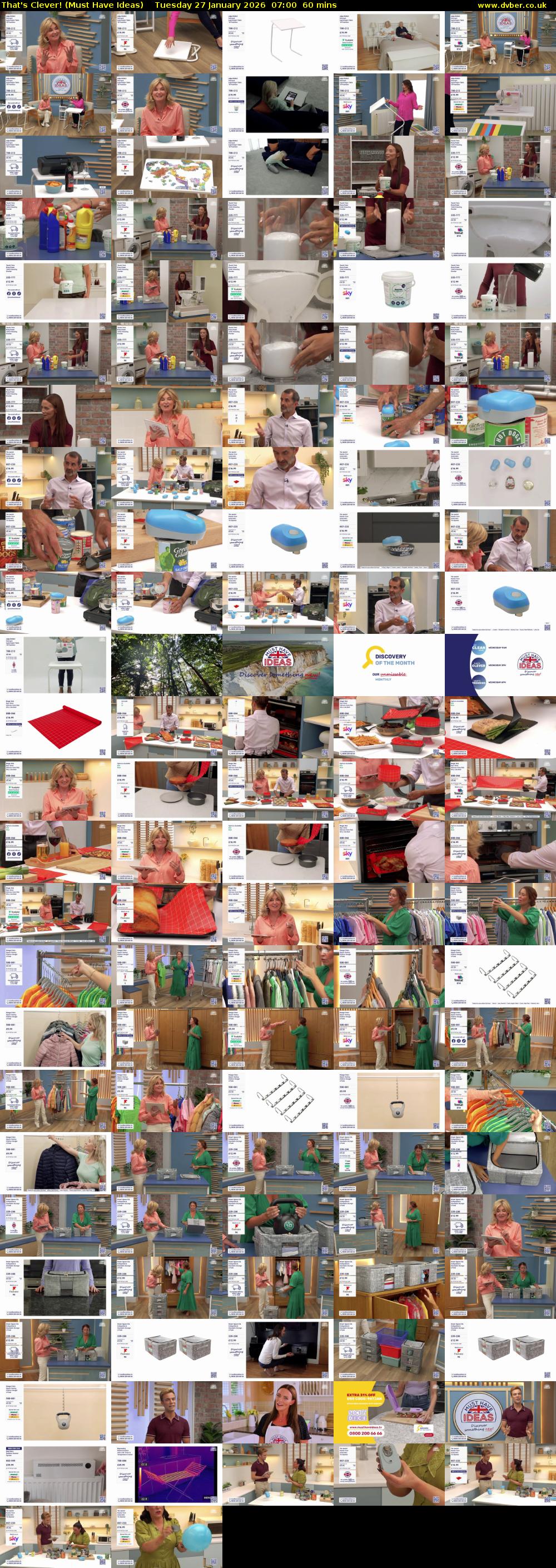 That's Clever! (Must Have Ideas) Tuesday 27 January 2026 07:00 - 08:00