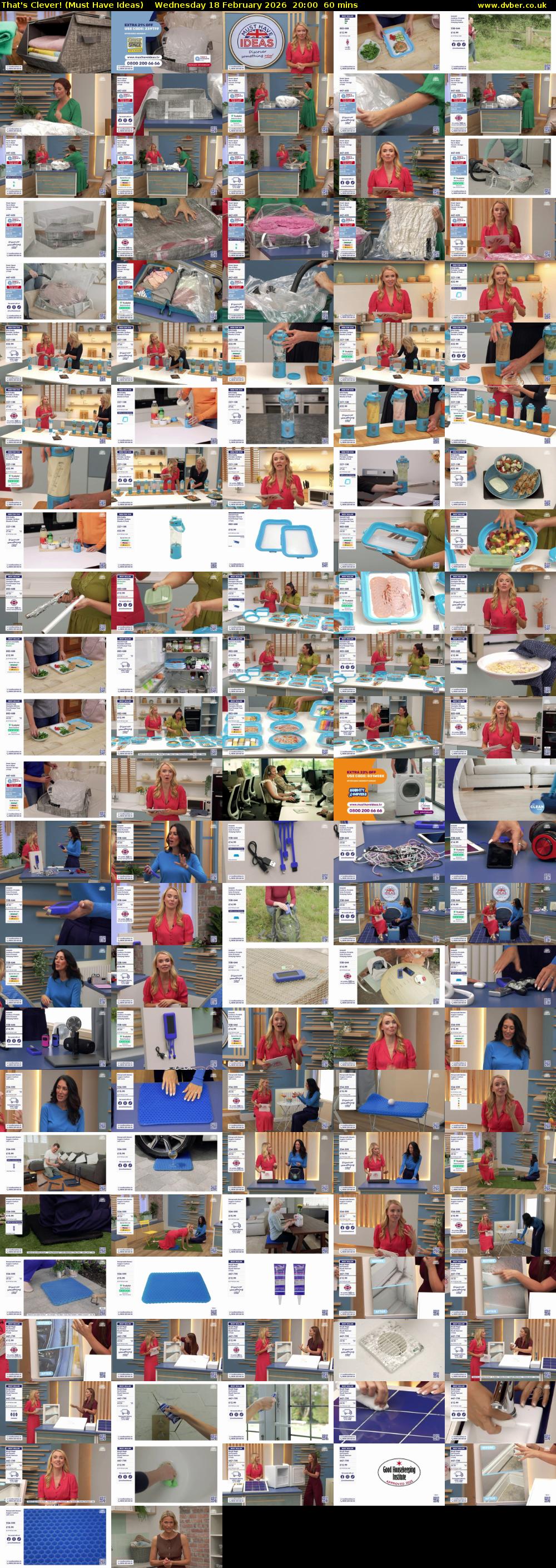 That's Clever! (Must Have Ideas) Wednesday 18 February 2026 20:00 - 21:00