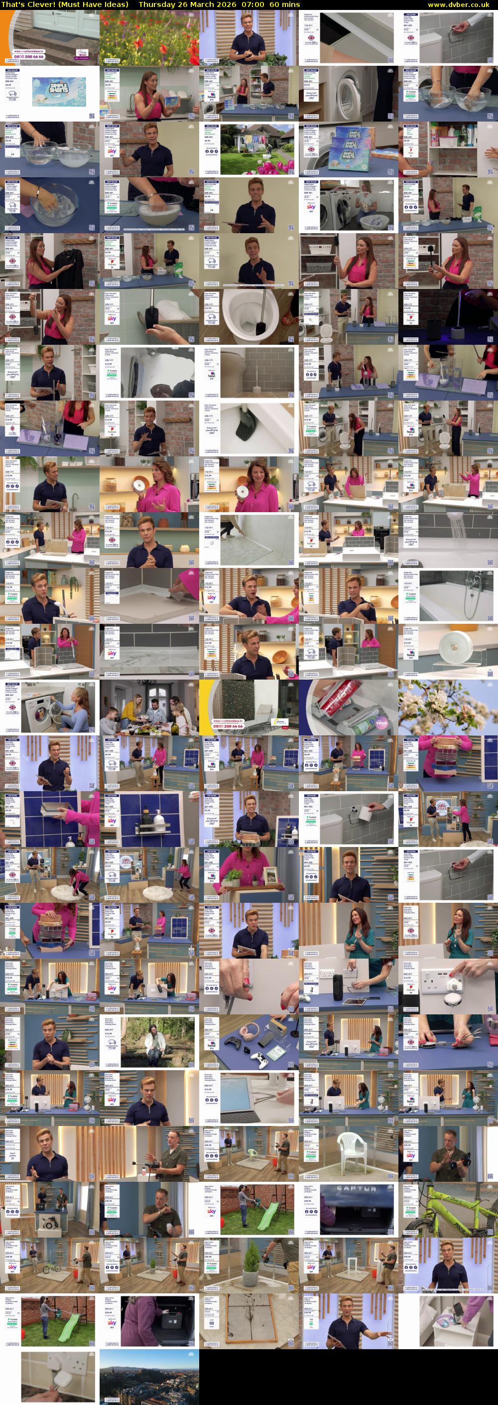 That's Clever! (Must Have Ideas) Thursday 26 March 2026 07:00 - 08:00