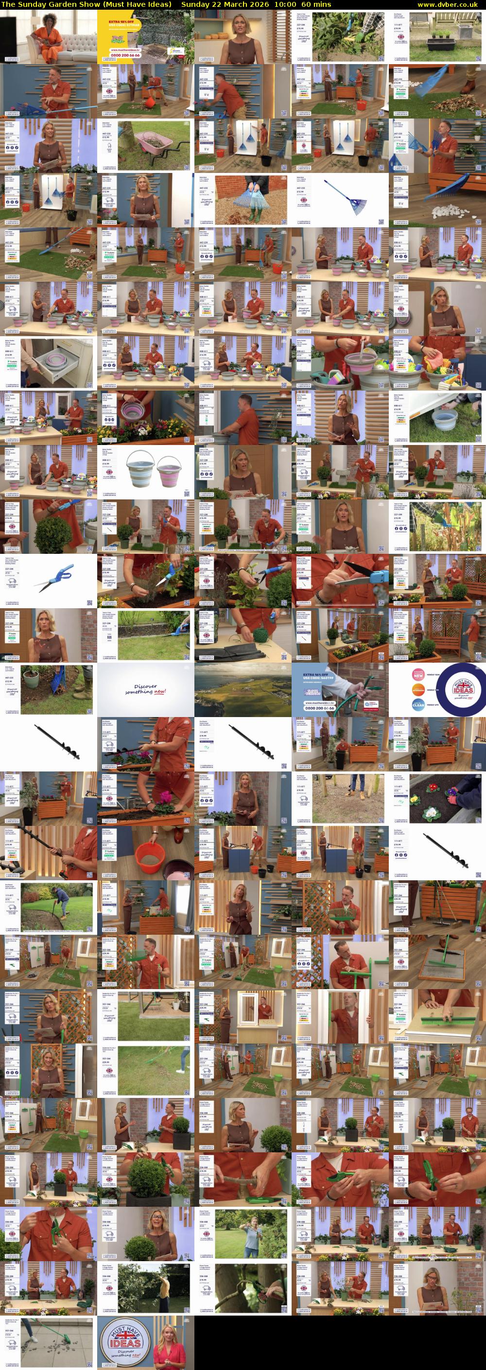 The Sunday Garden Show (Must Have Ideas) Sunday 22 March 2026 10:00 - 11:00