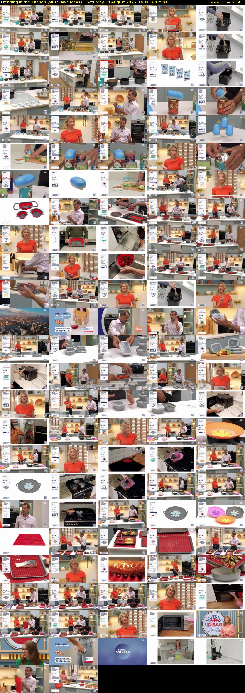 Trending in the Kitchen (Must Have Ideas) Saturday 30 August 2025 19:00 - 20:00